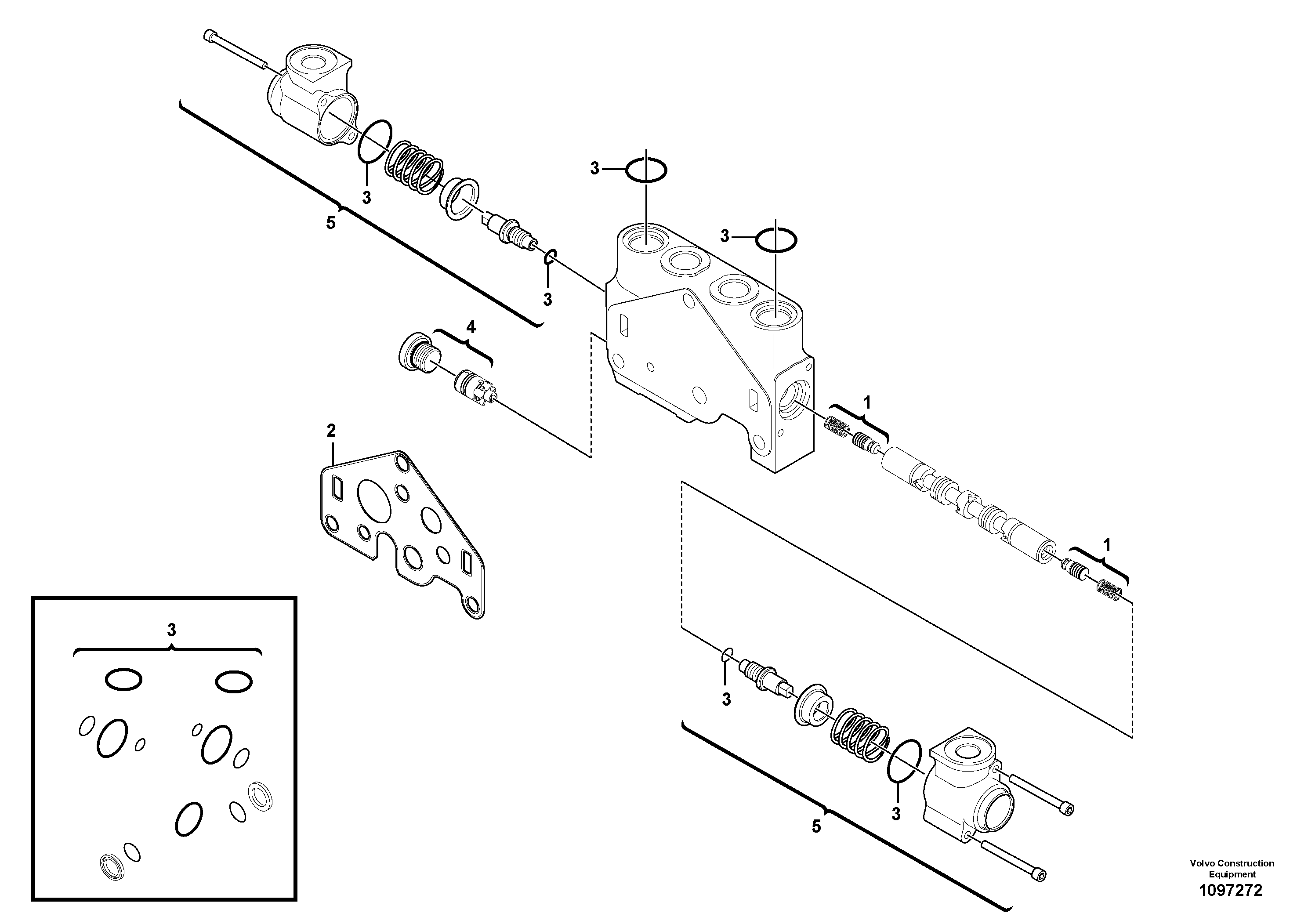 Seal Flange VOE17504738 VOLVO
