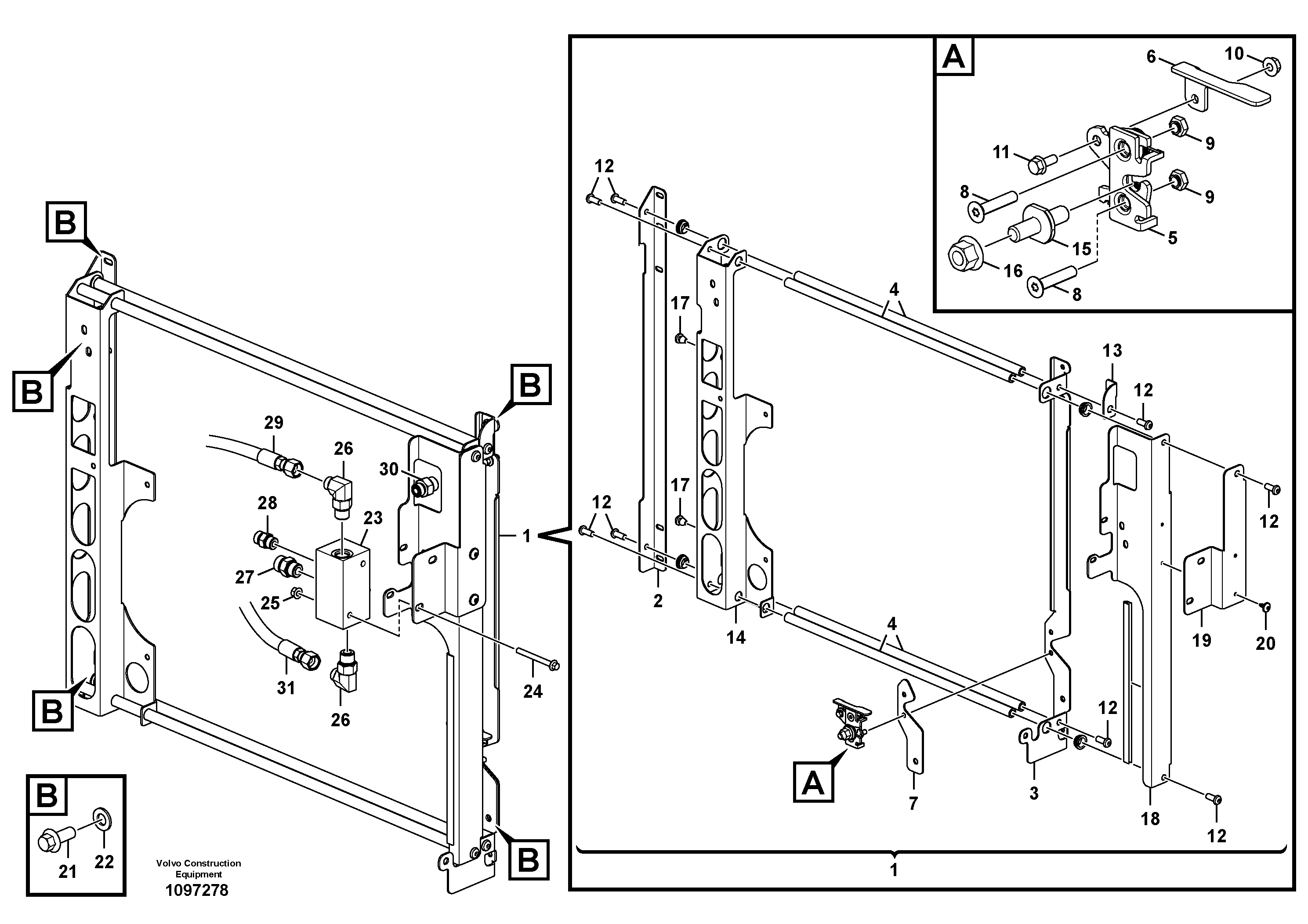 Engine heater VOE20732227 VOLVO