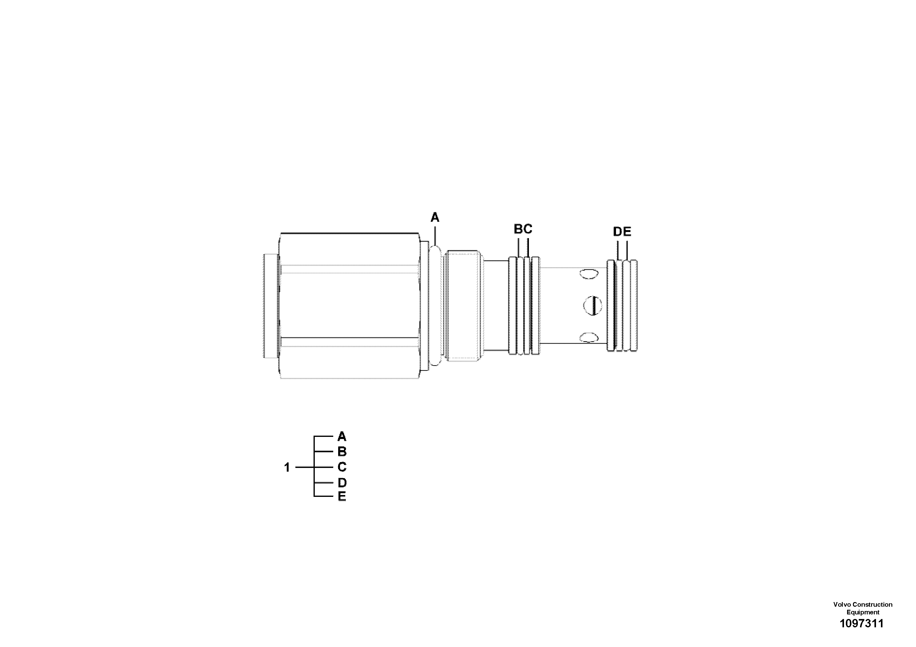 Ключевой жетон VOE14738952 VOLVO