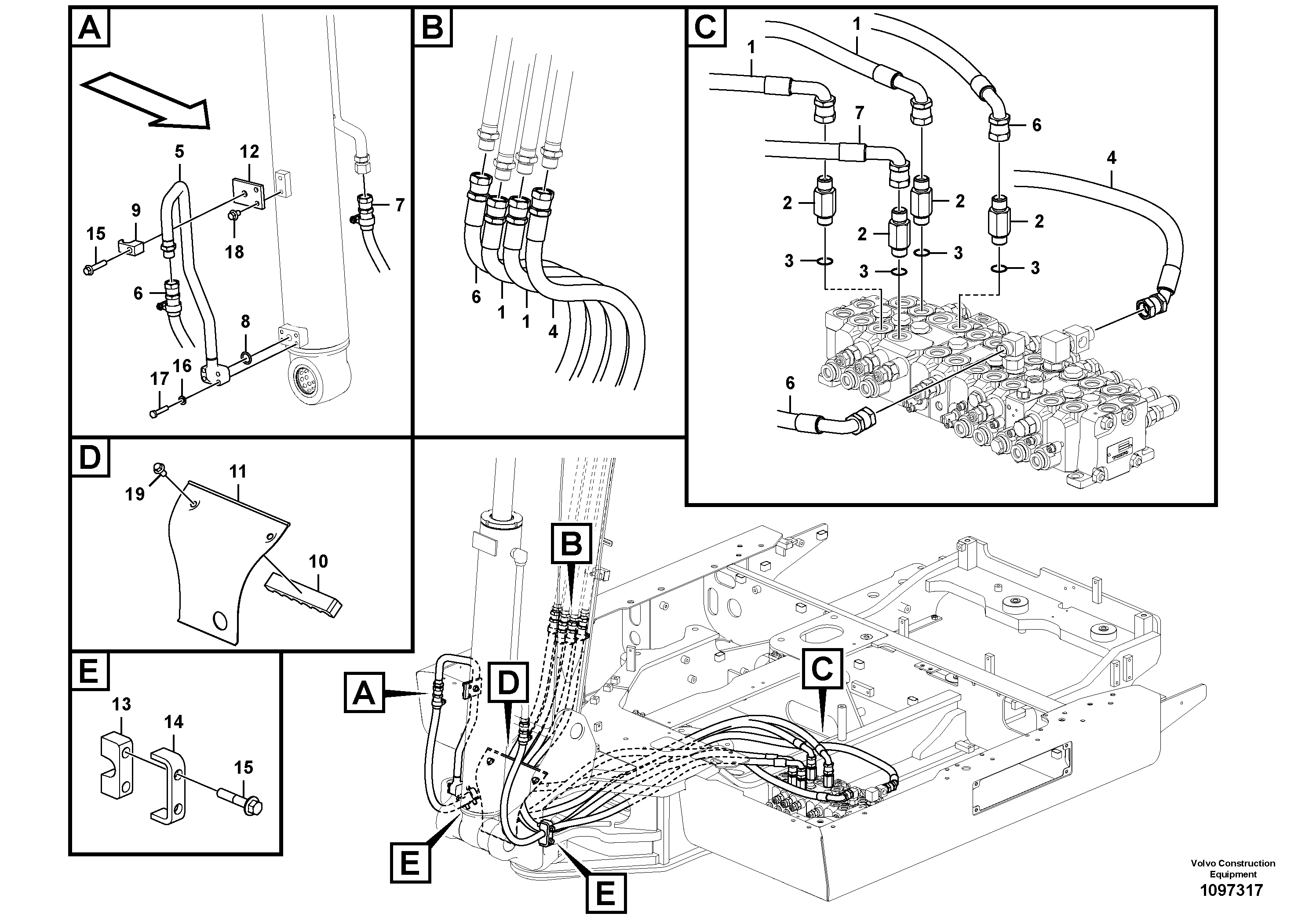 Timing gear casing VOE14729595 VOLVO