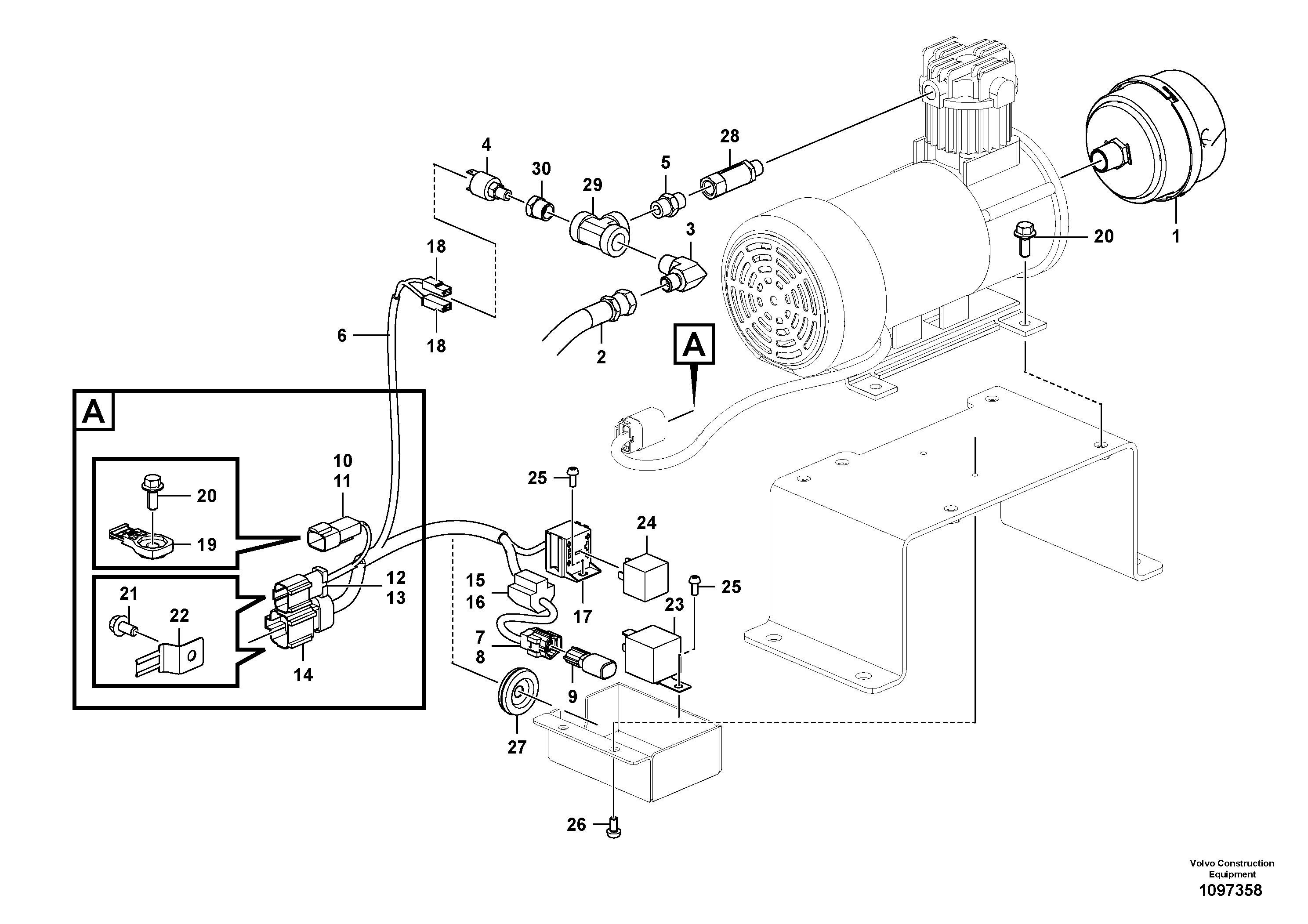 Support Leg VOE14698404 VOLVO