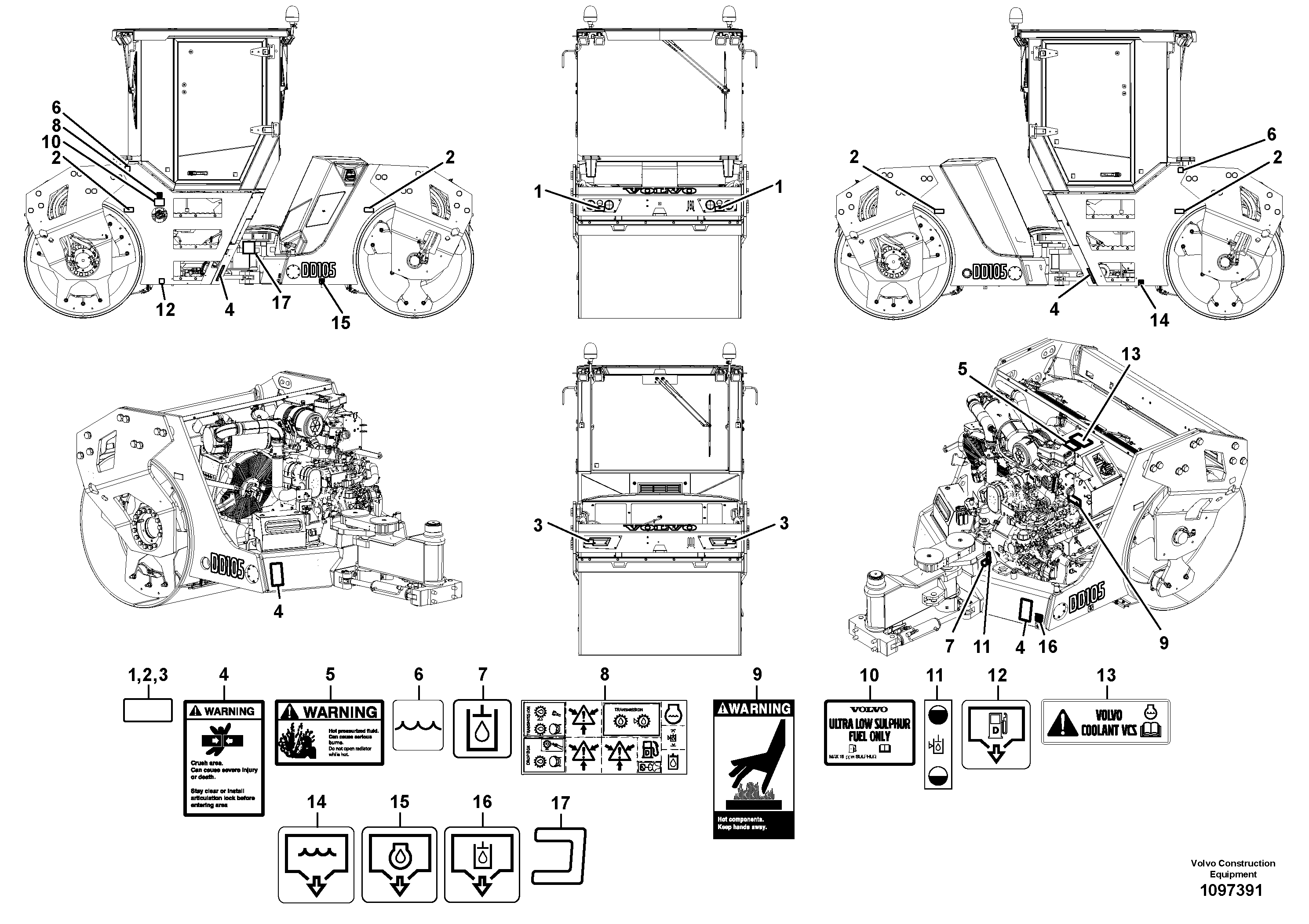 Cylinder Block VOE12841211 VOLVO