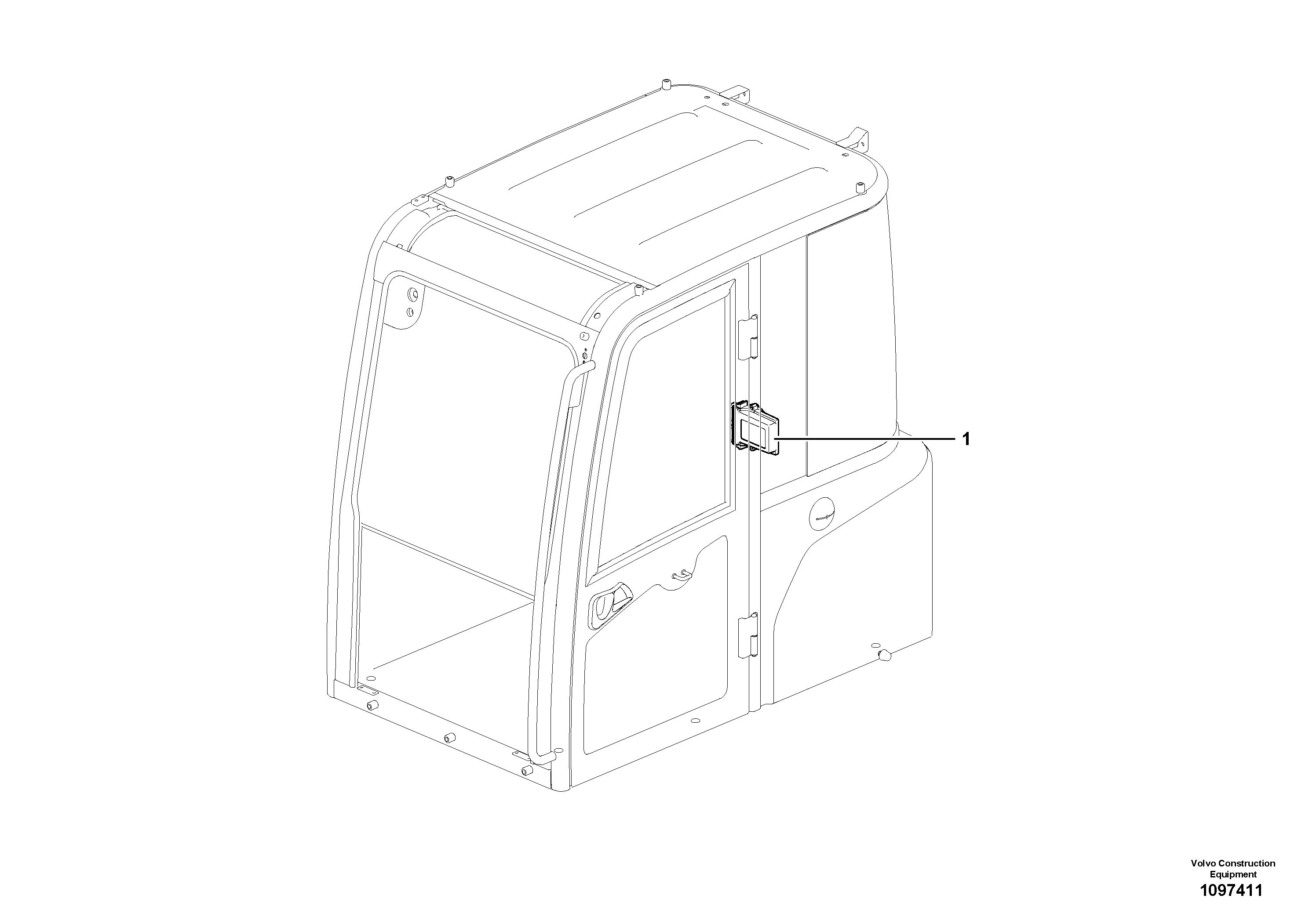 Спинка ковша VOE14723971 VOLVO