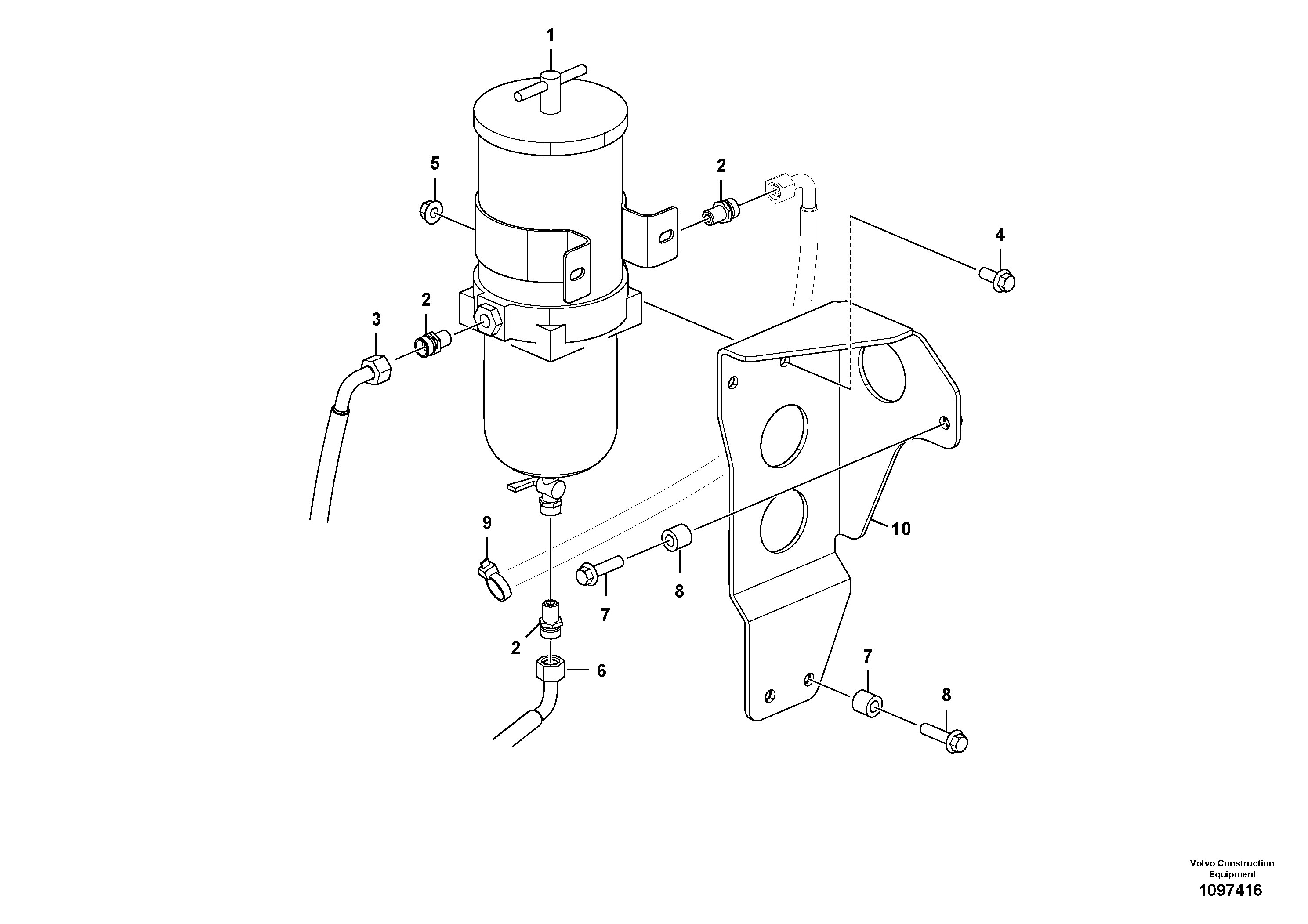 Seat frame VOE16909774 VOLVO