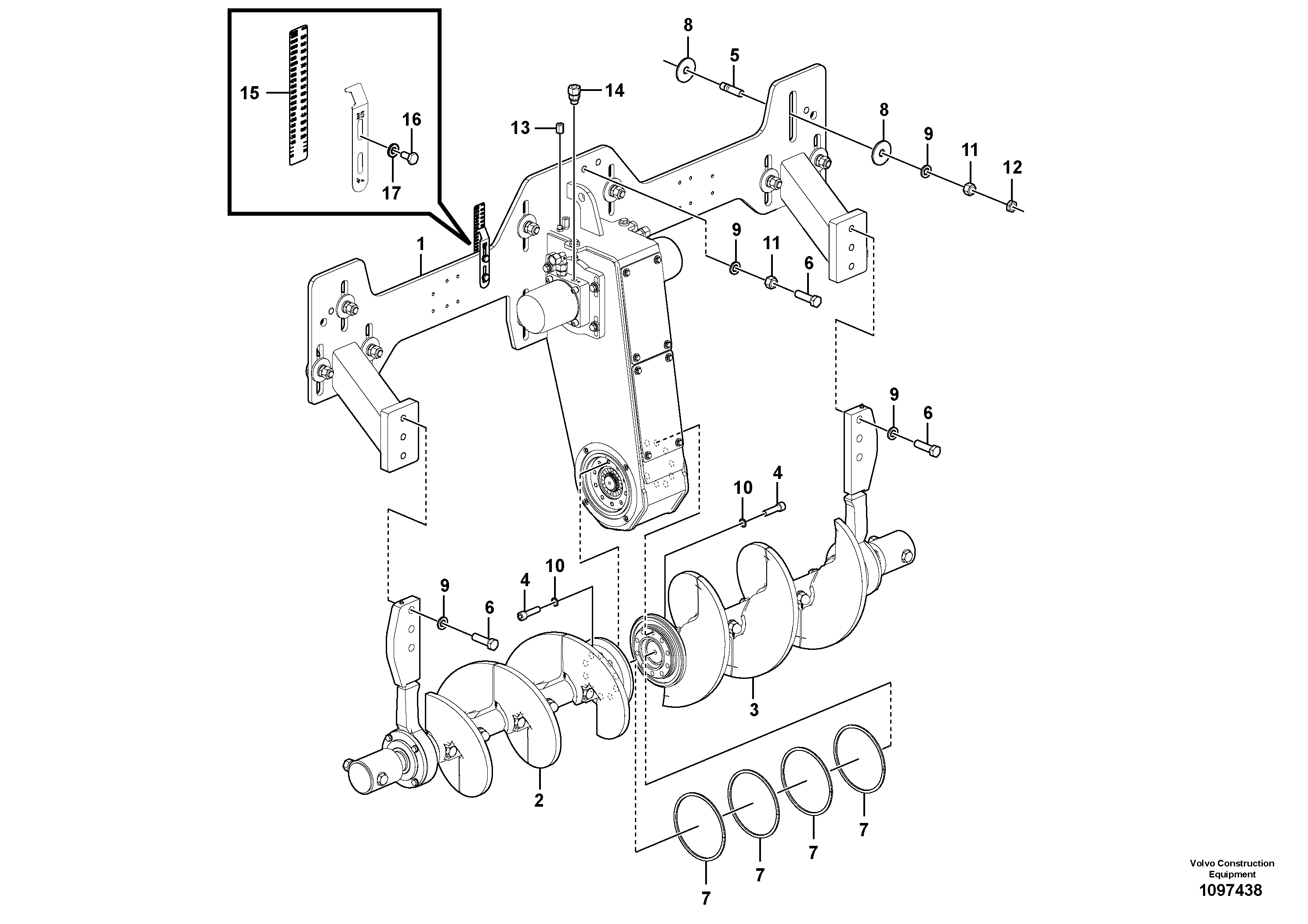 Proximity switch VOE12761574 VOLVO