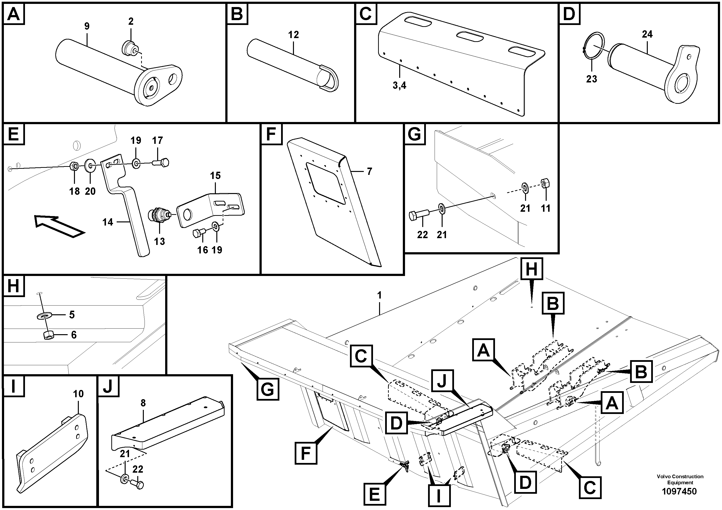 Release Arm TEL15429894 VOLVO