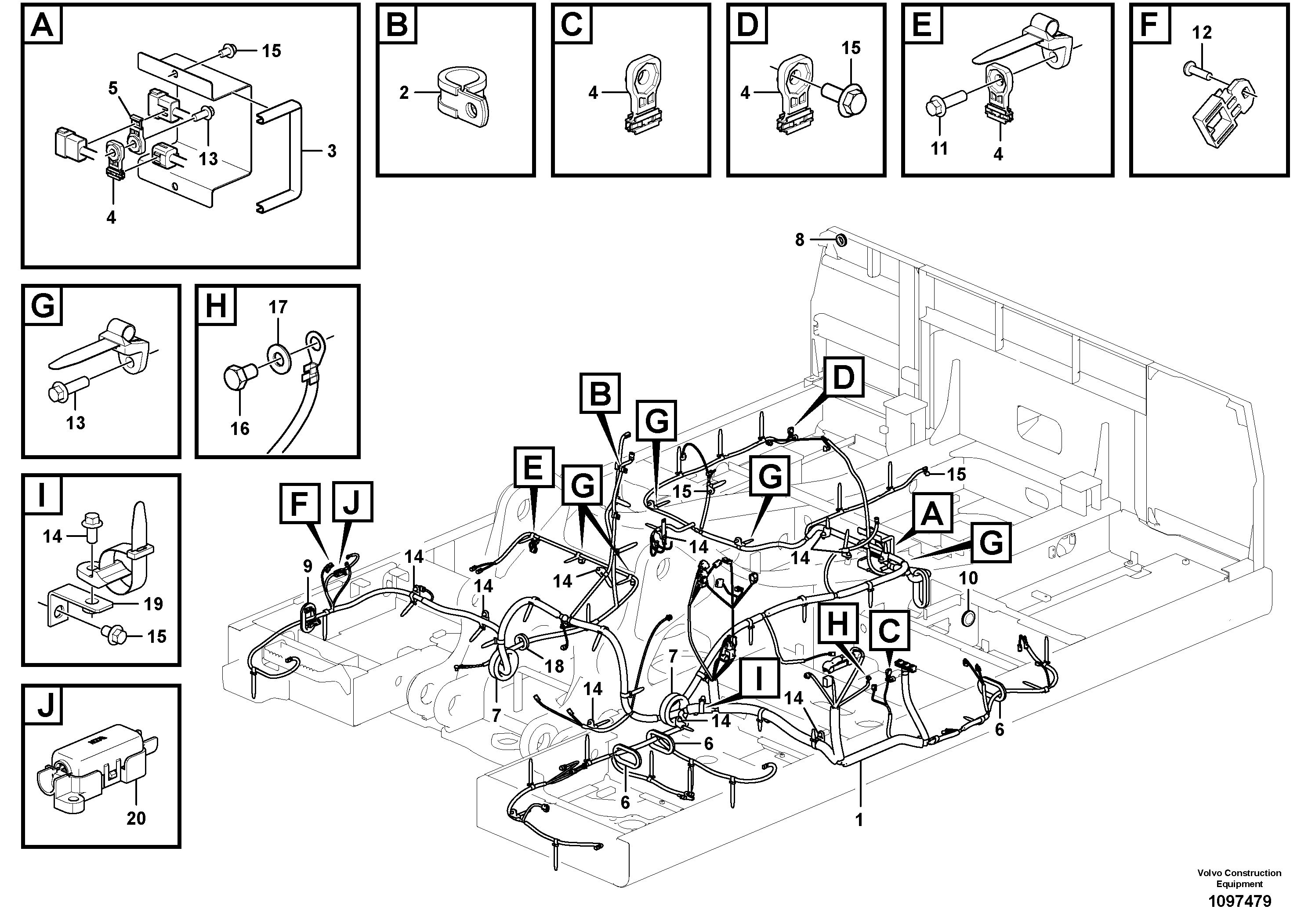 Support Leg RM/VOE14708200 VOLVO