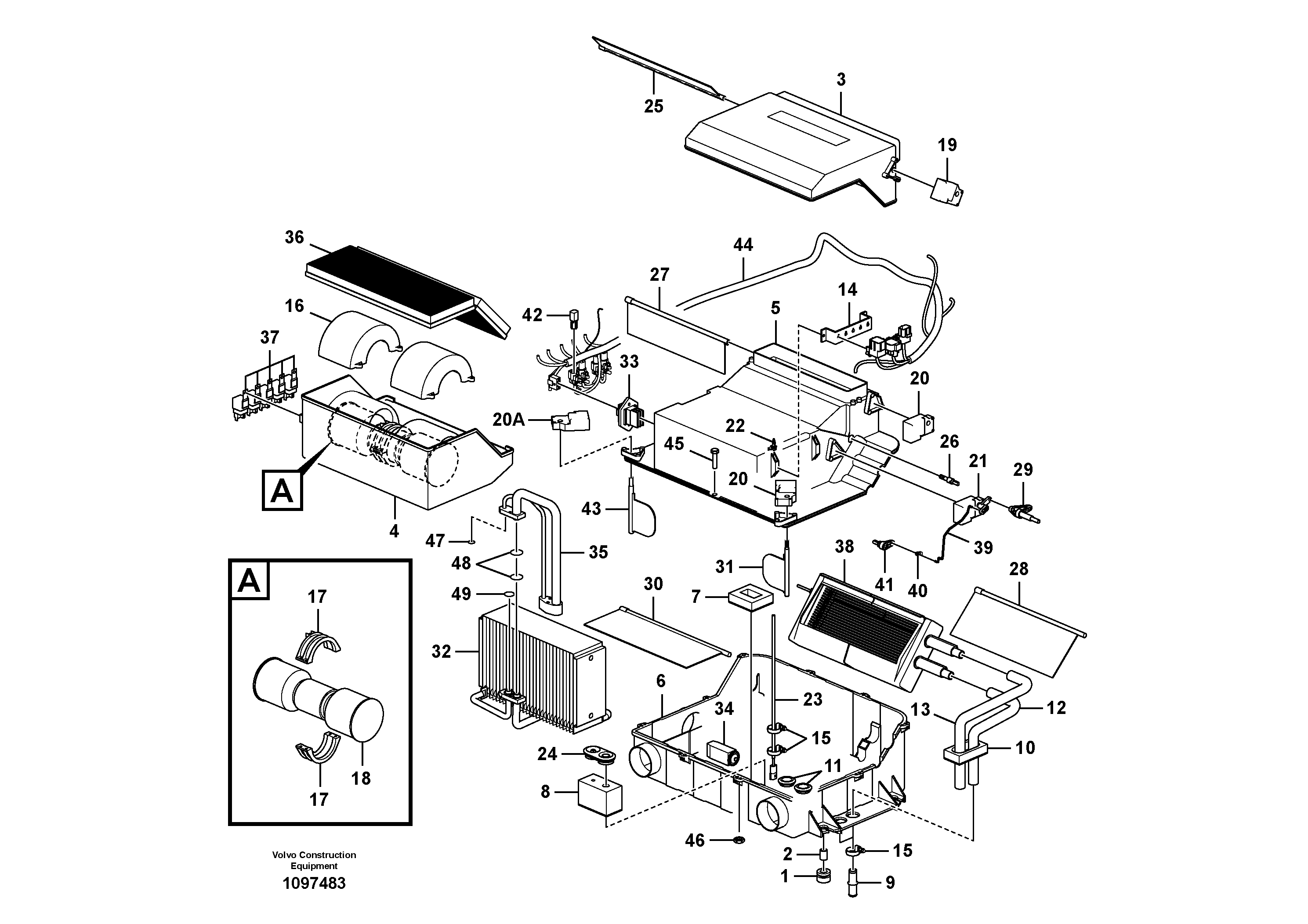 Support Leg RM/VOE14670632 VOLVO