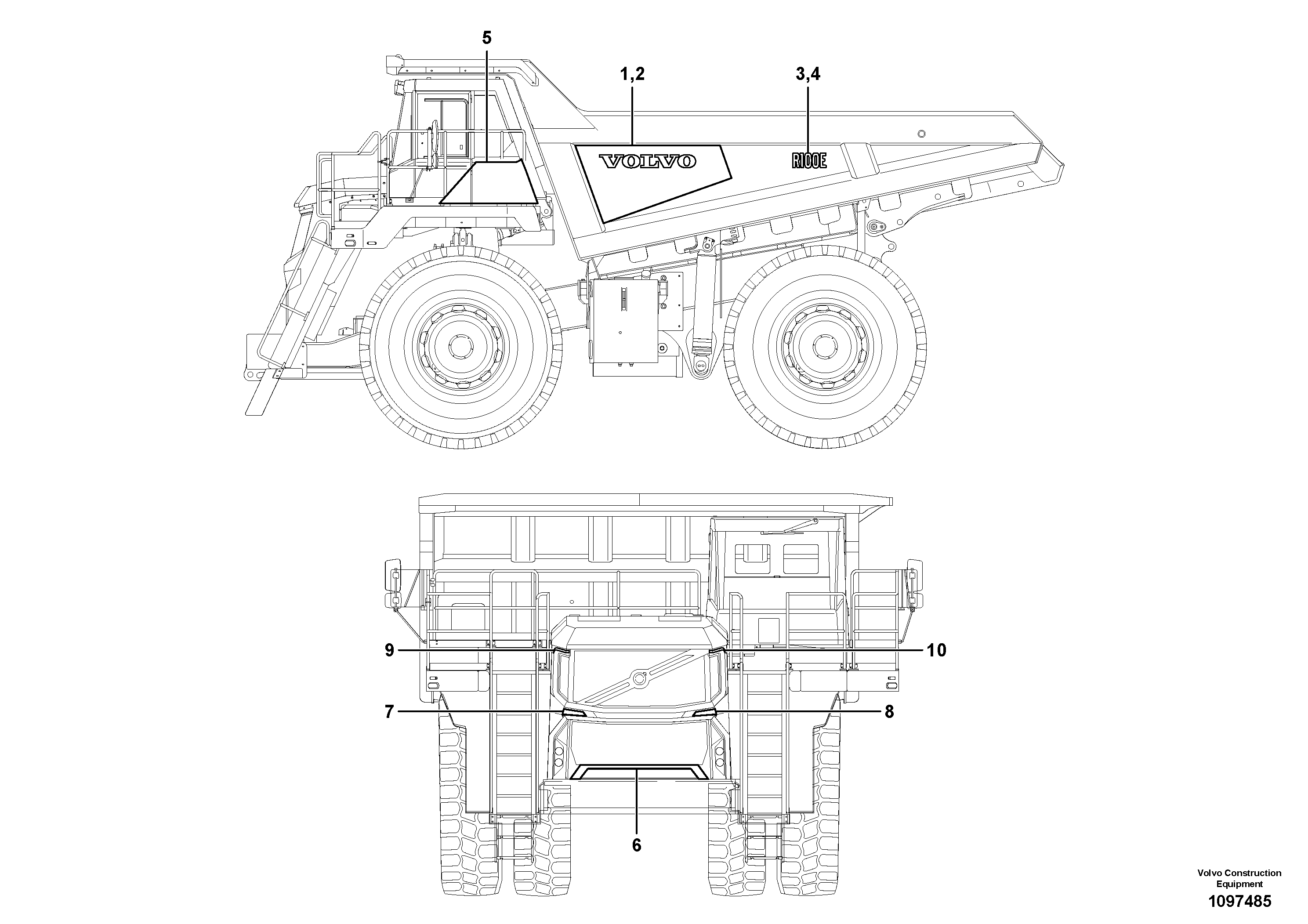Cylinder Block TEL15420896 VOLVO