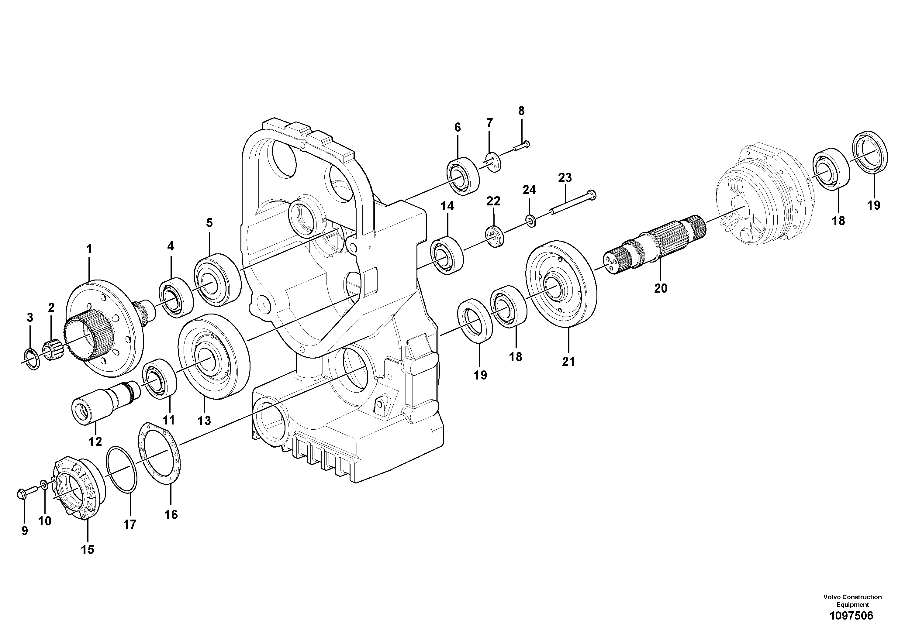 Скользящий зуб VOE17449059 VOLVO