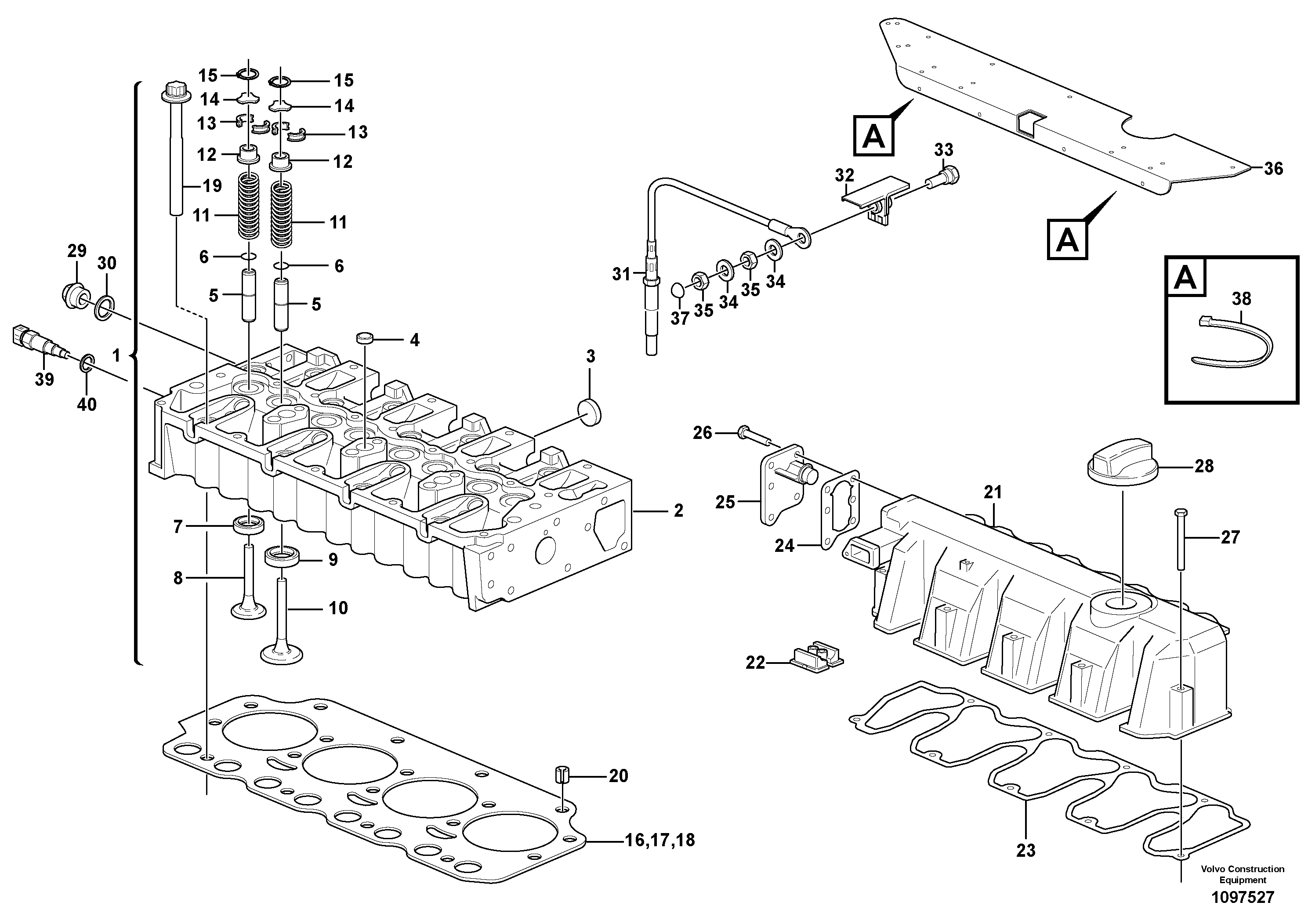 Roof VOE20798055 VOLVO