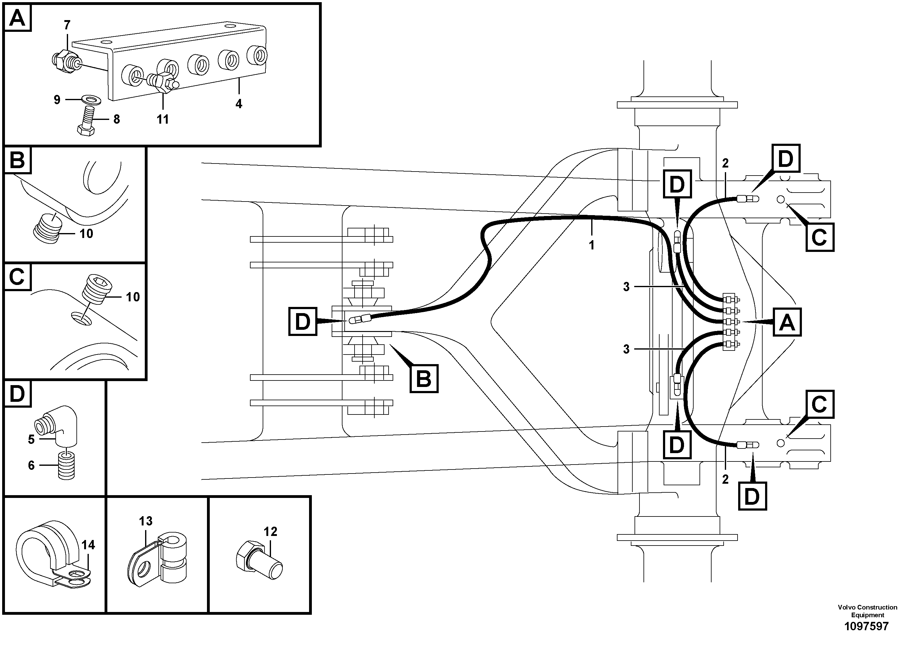 Timing gear casing TEL15022887 VOLVO