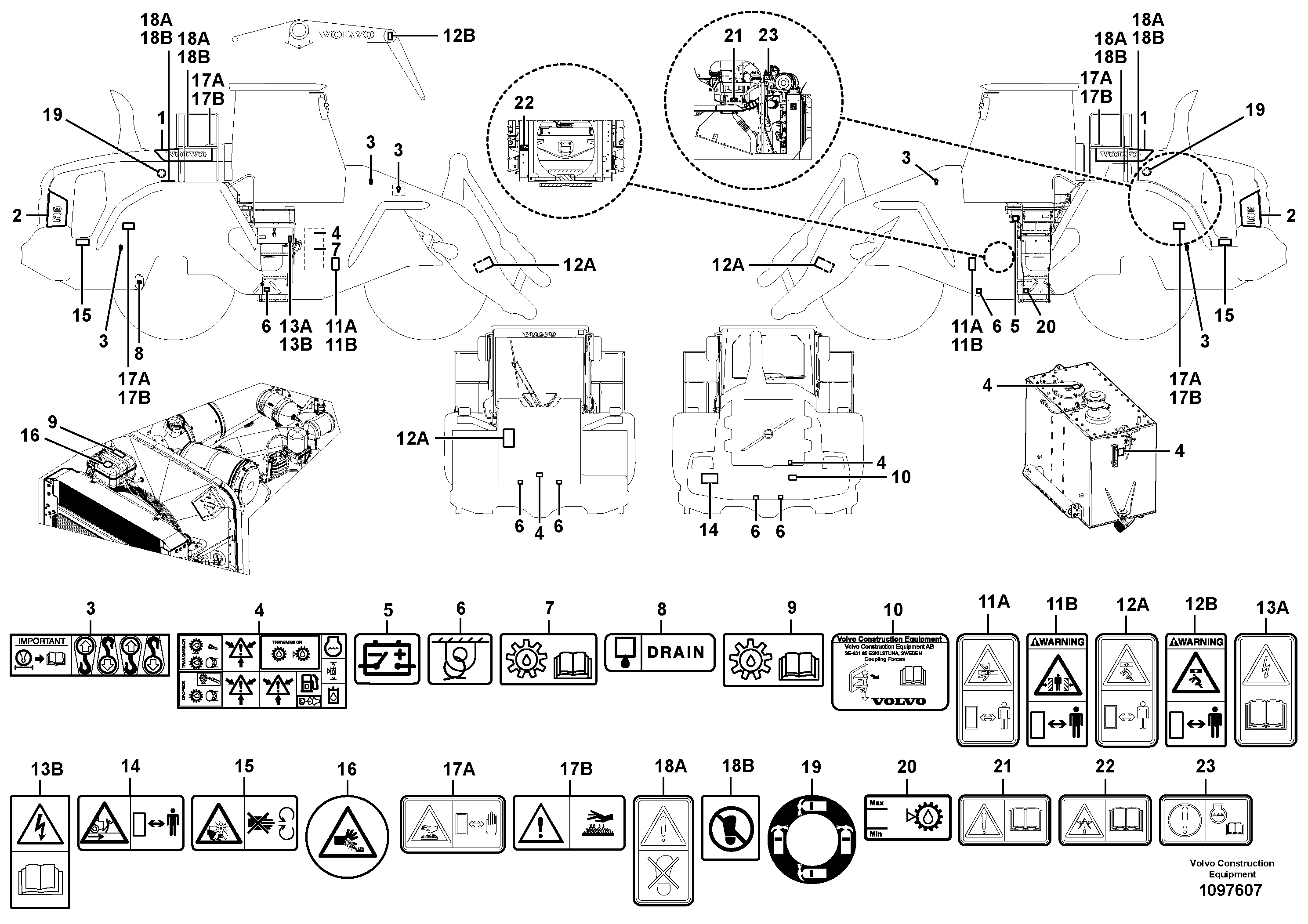 Cylinder Block VOE16816613 VOLVO