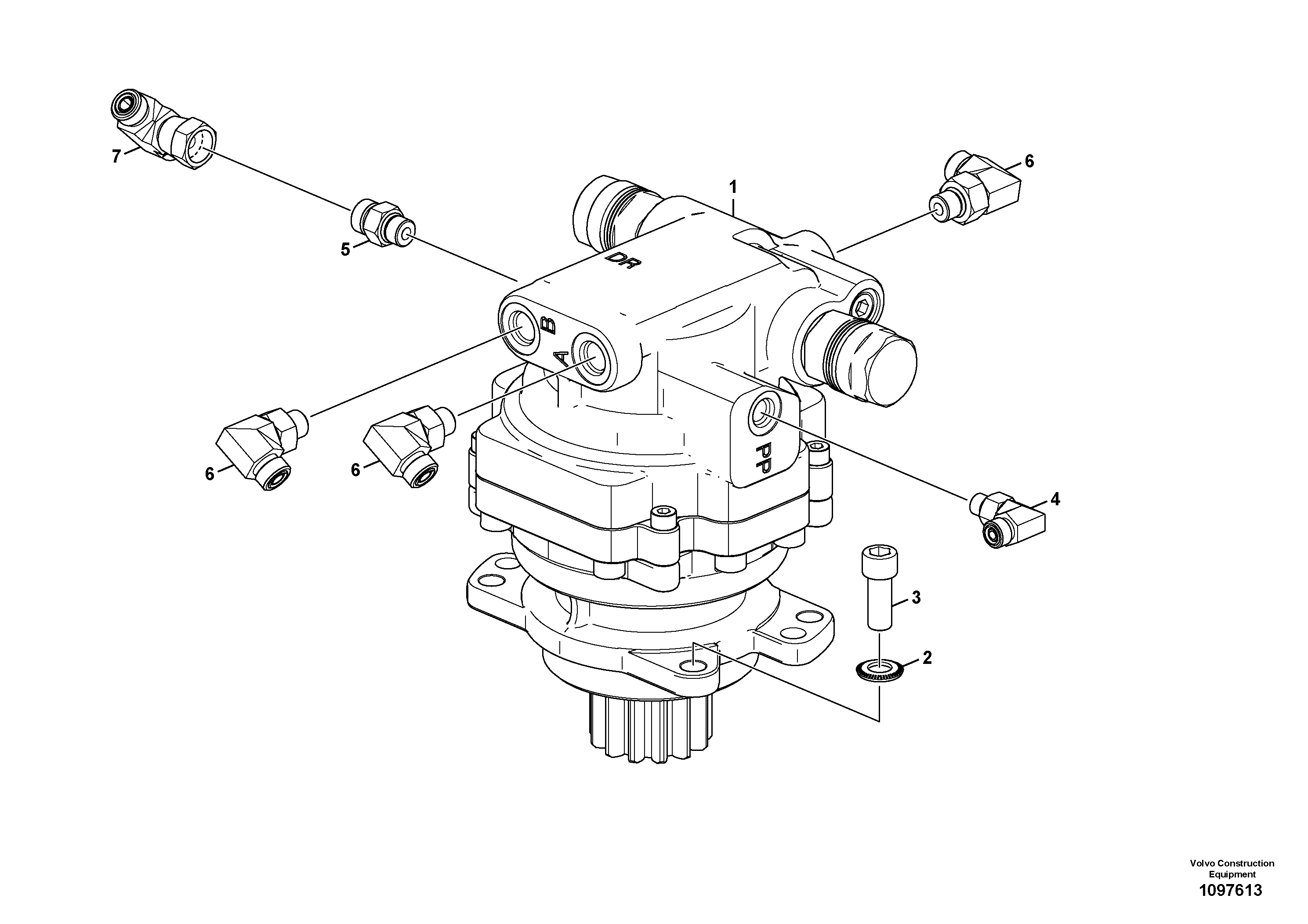 Opr Cylinder VOE15707801 VOLVO