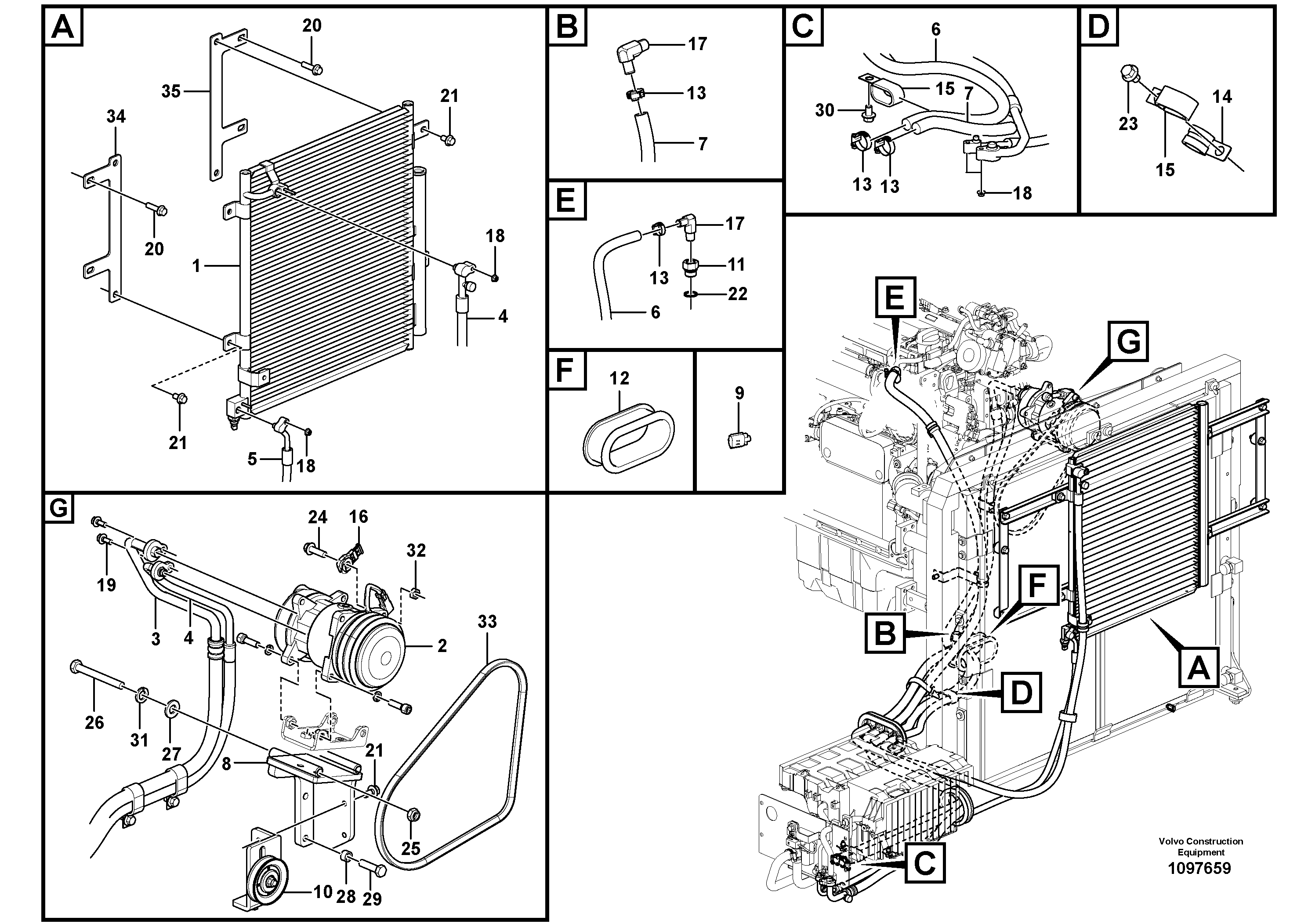 Seat frame VOE14722800 VOLVO