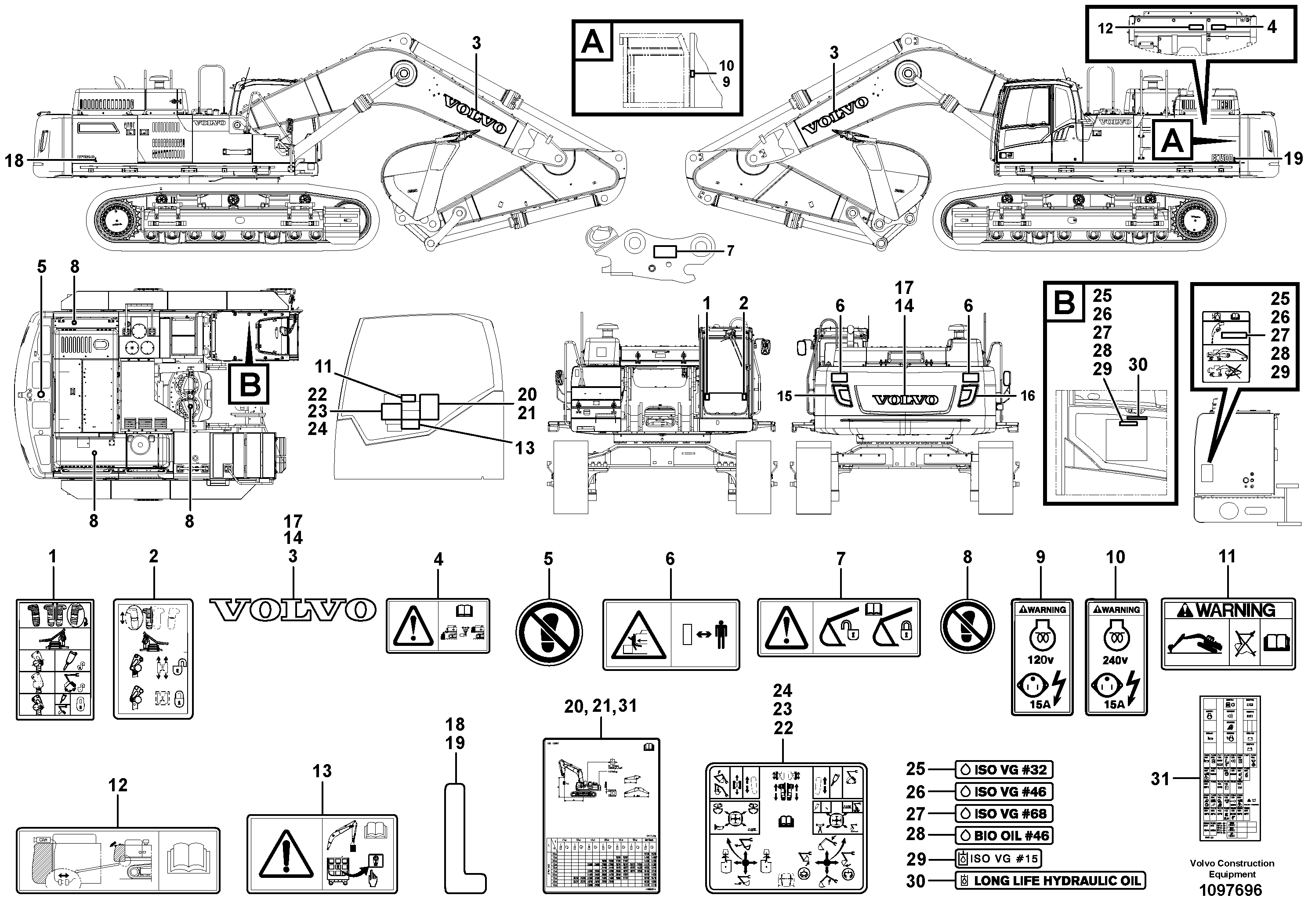 Decal VOE14700548 VOLVO
