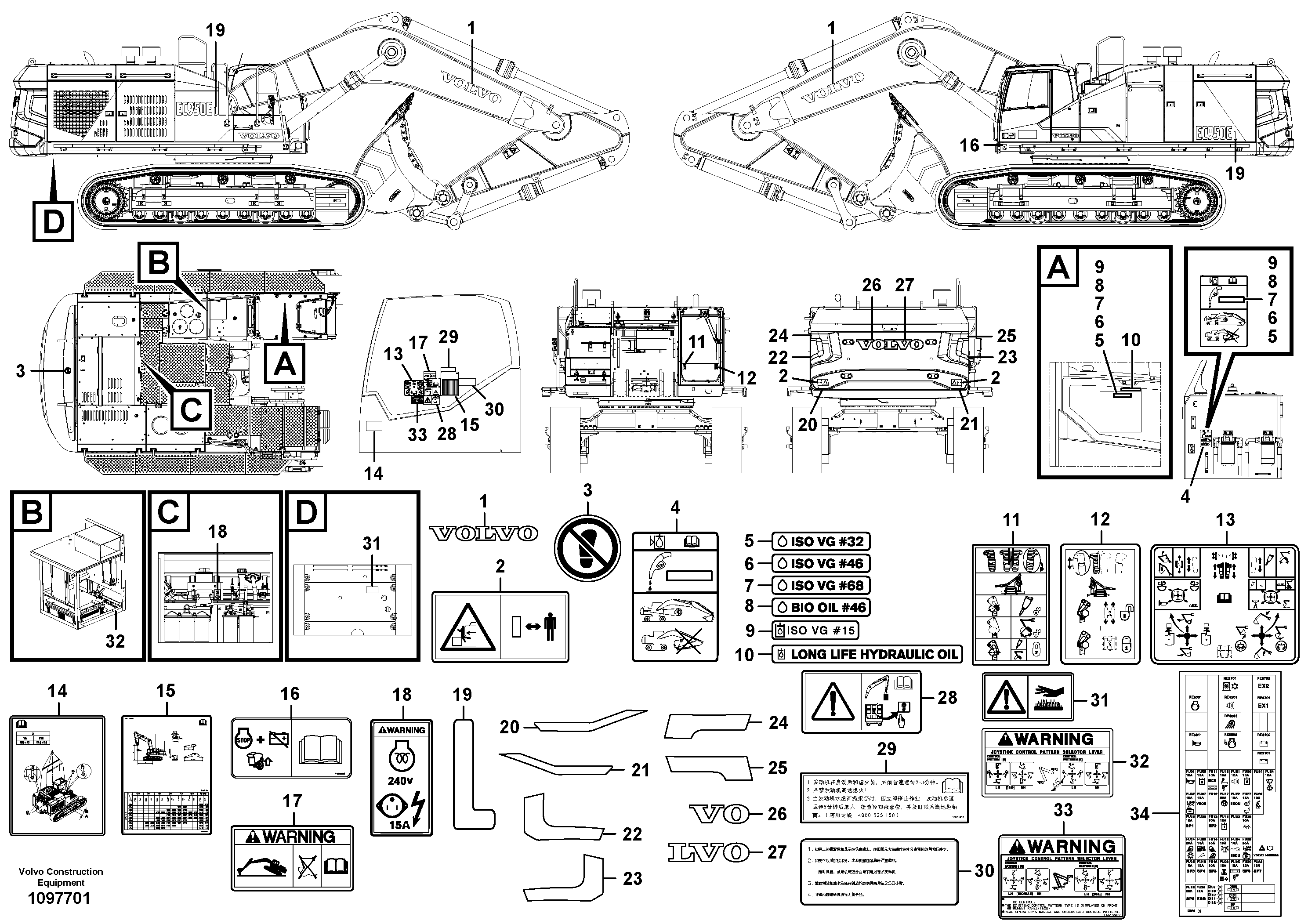 Cylinder Block VOE14703372 VOLVO