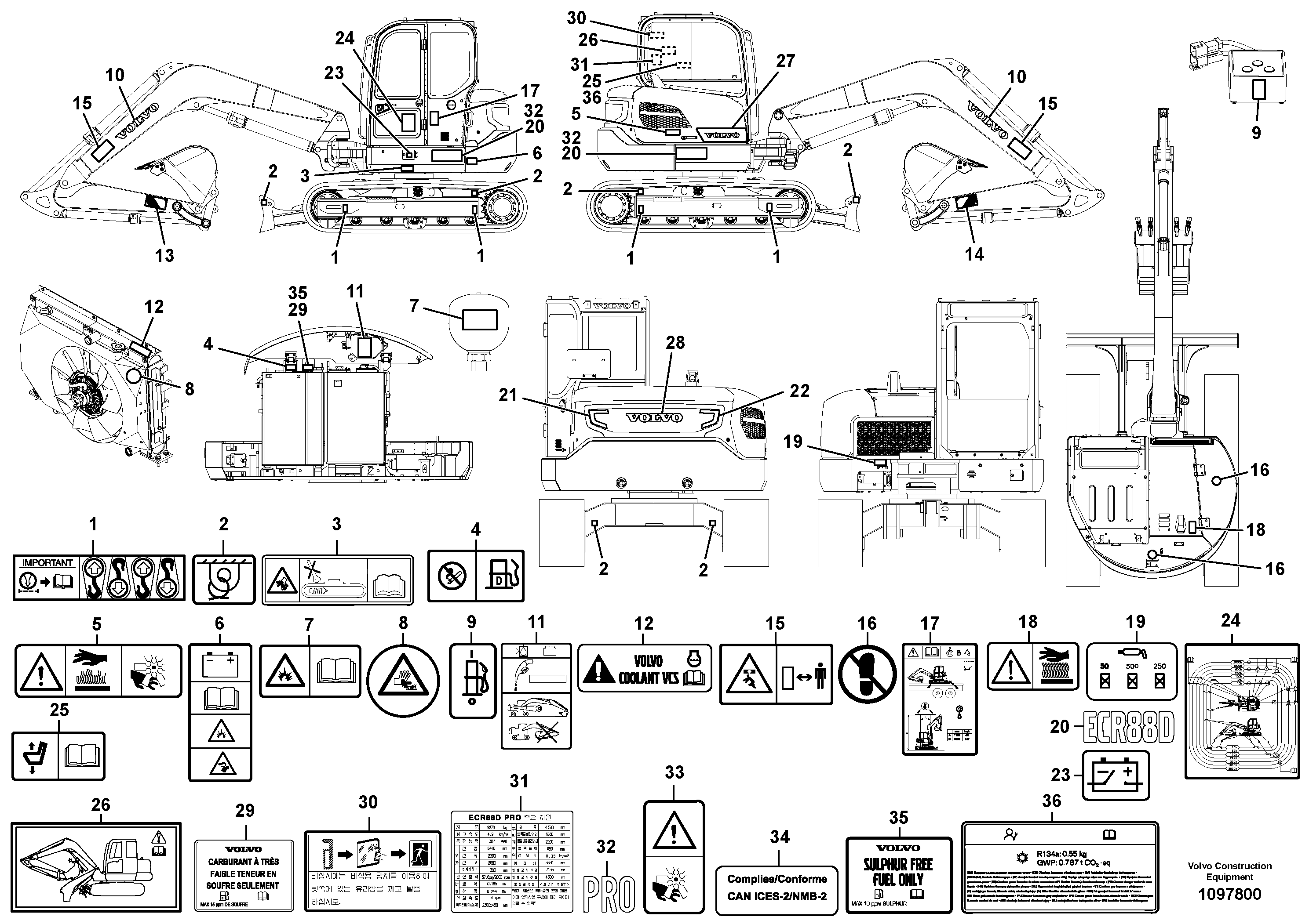 Cylinder Block VOE14739180 VOLVO
