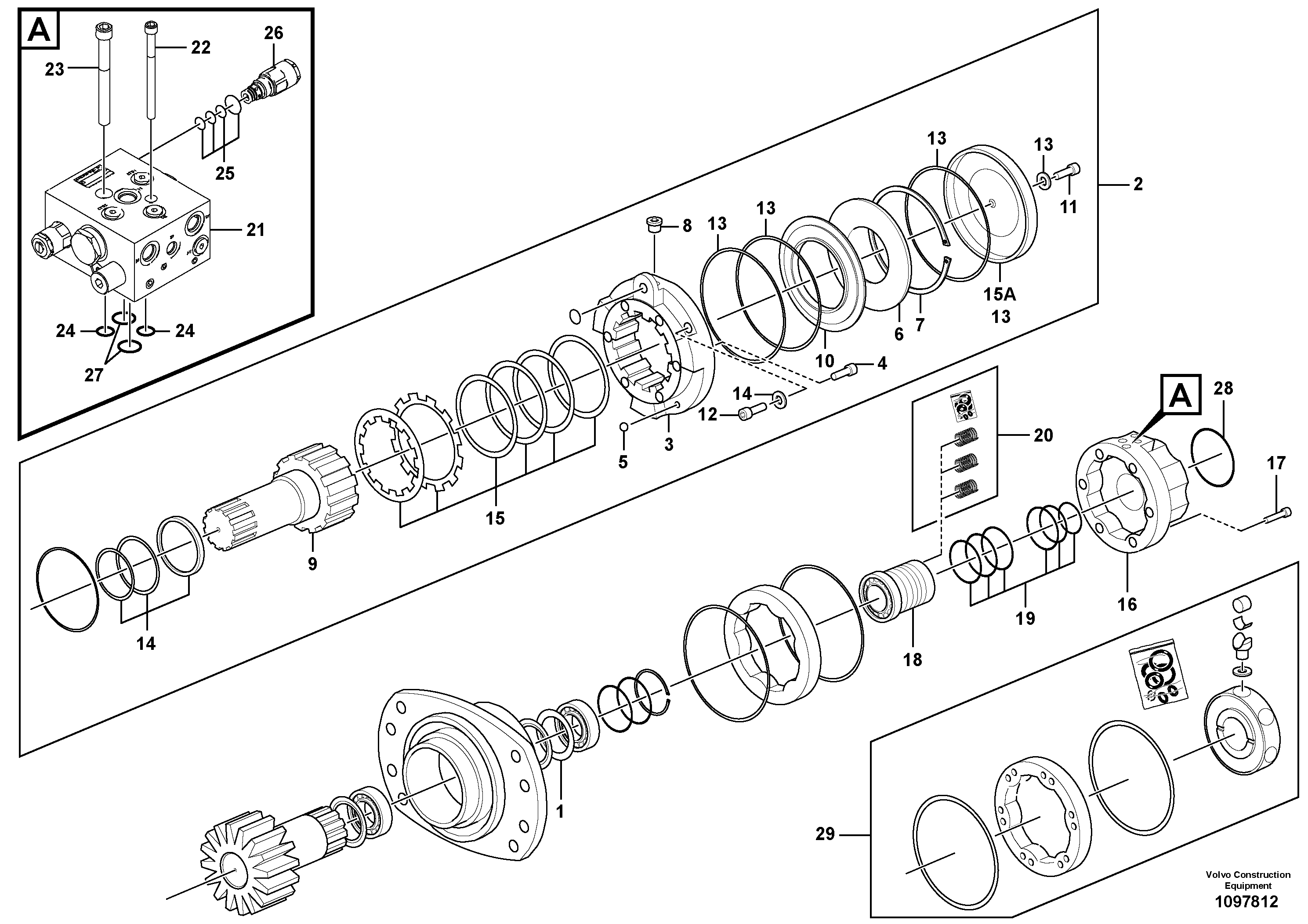 O-ring PJ7412458 VOLVO