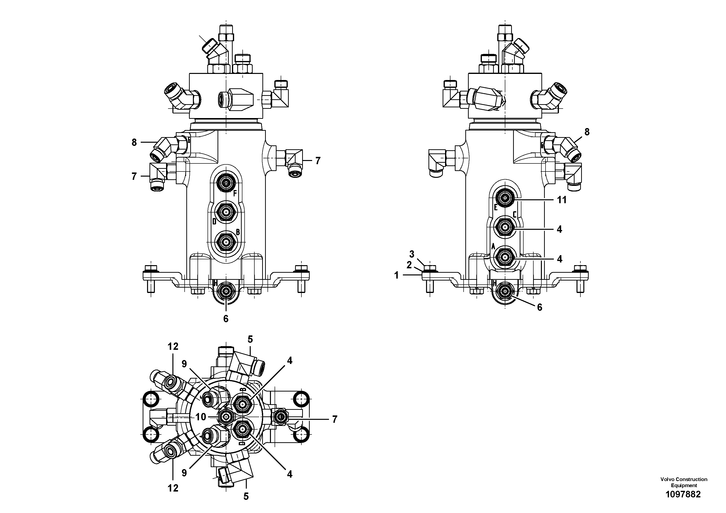 Water pump ger VOE996523 VOLVO