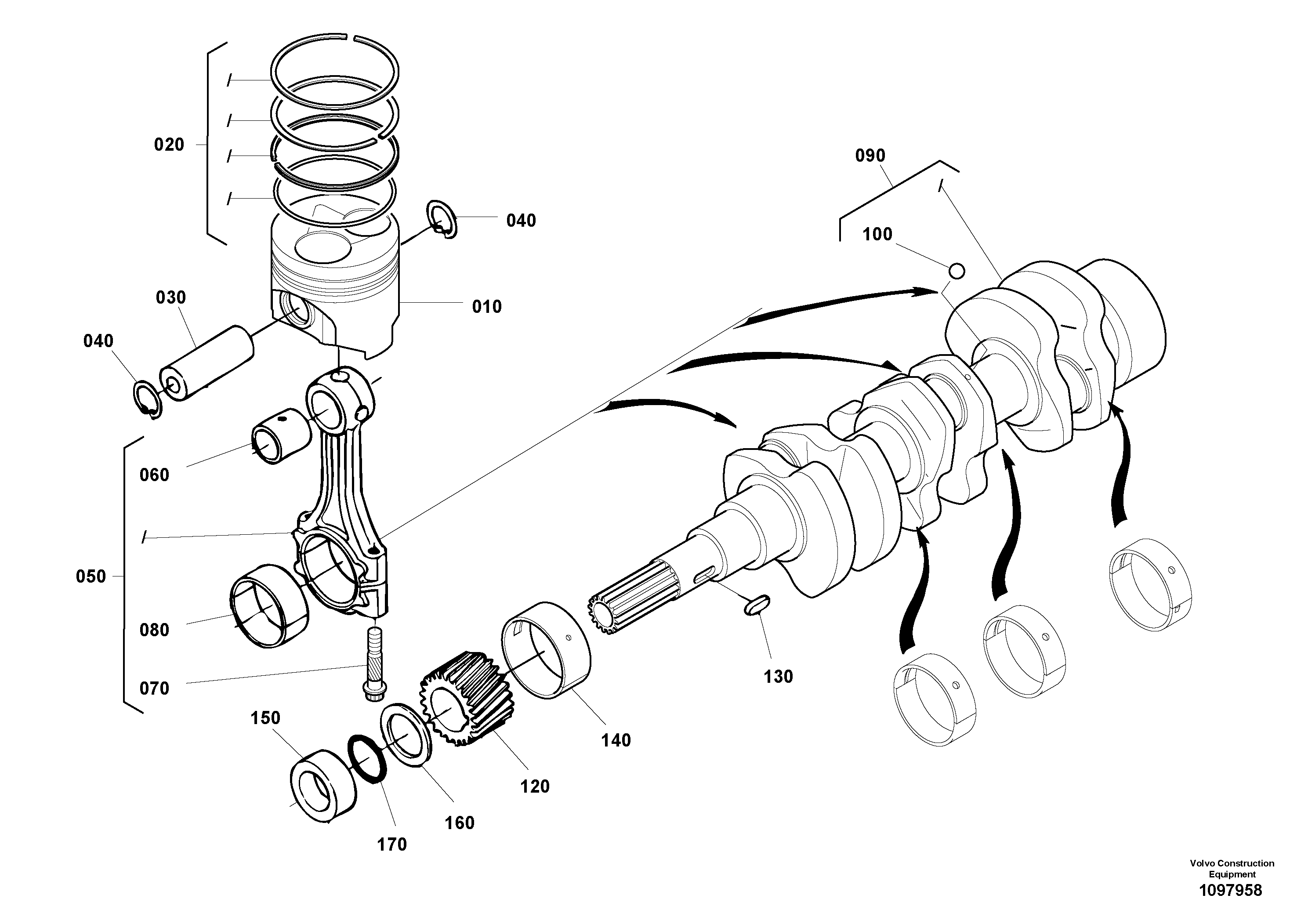 Steering Axle VOE22549669 VOLVO