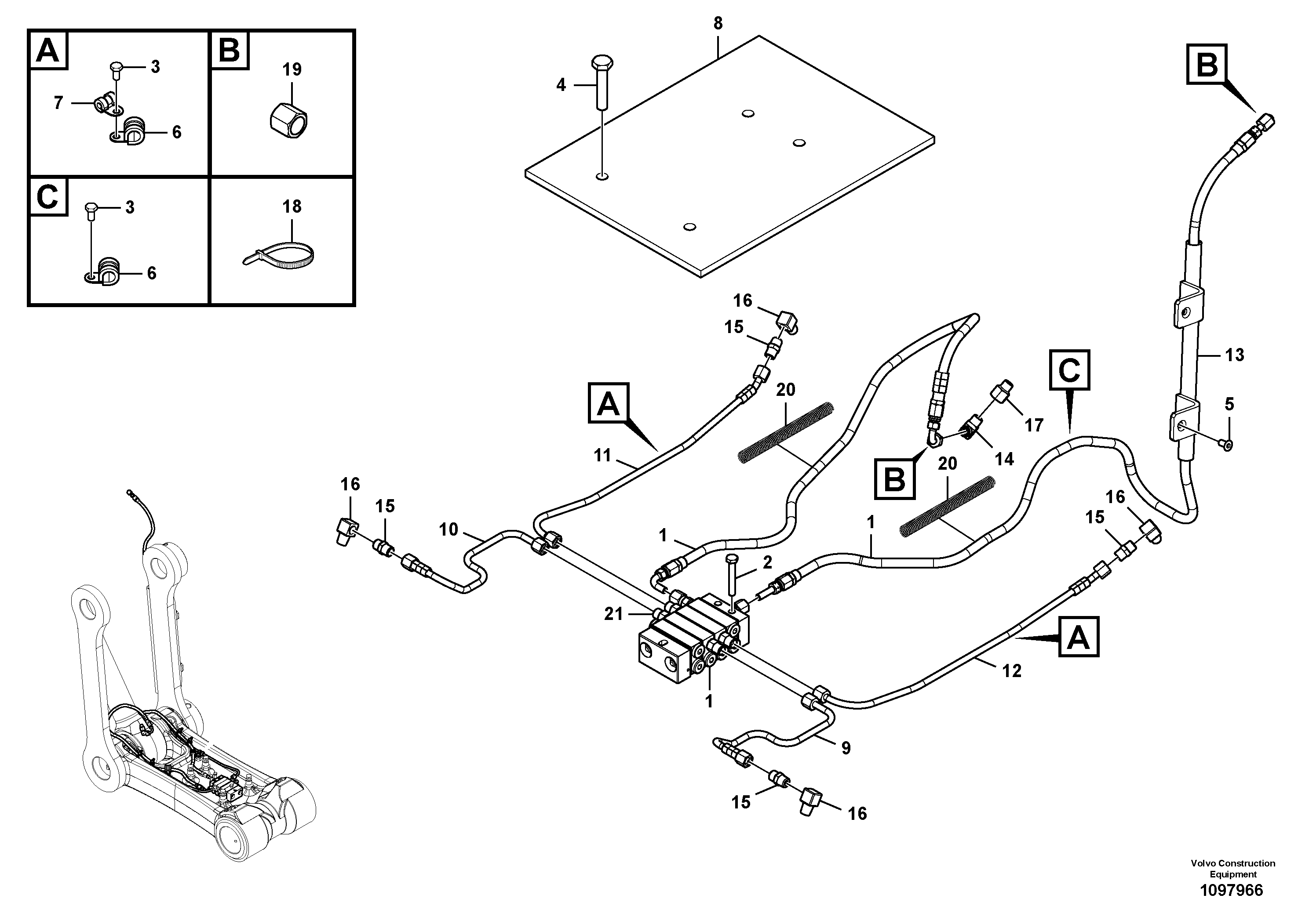 Microswitch VOE14571661 VOLVO