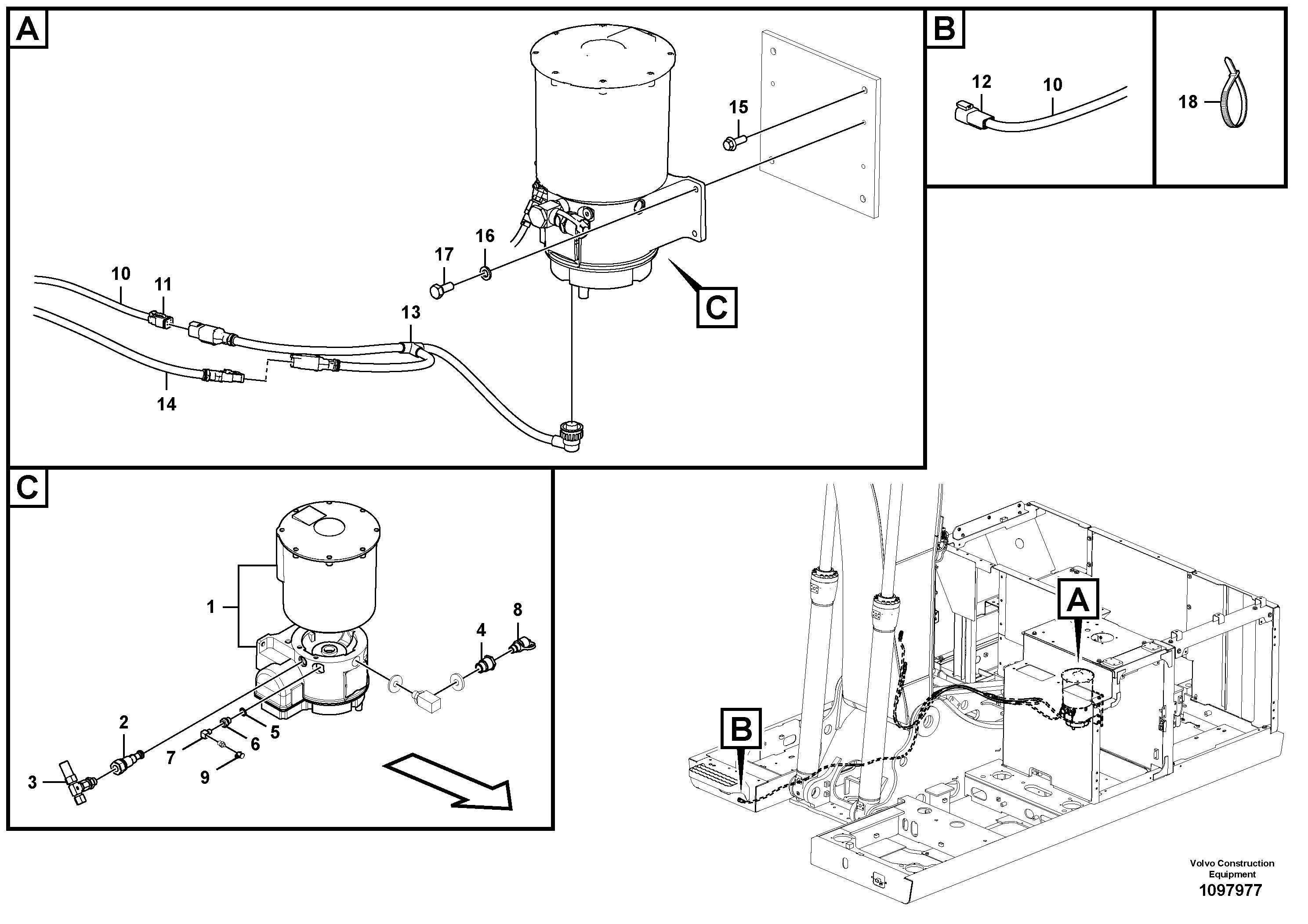Support Leg RM/VOE14354526 VOLVO