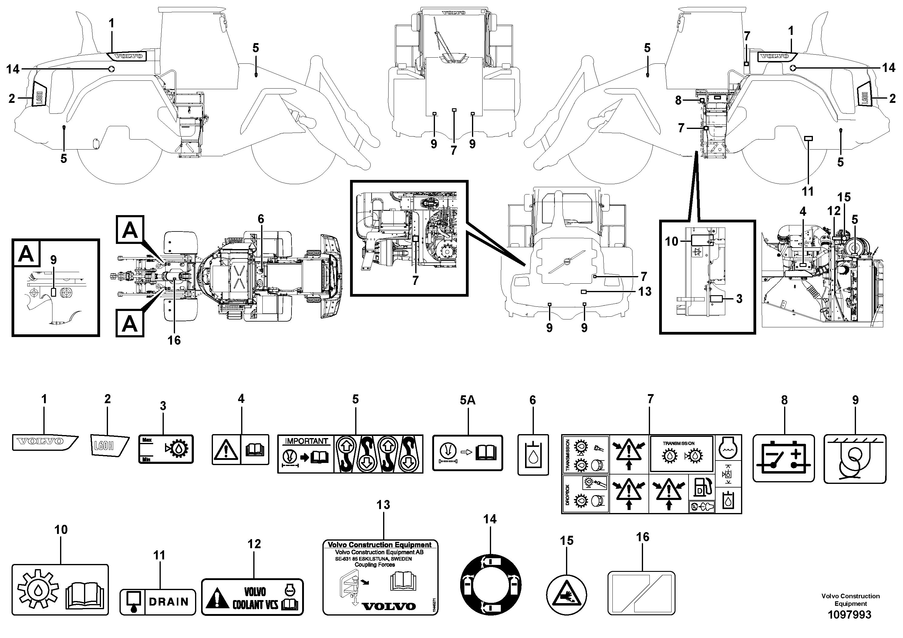 Cylinder Block VOE16855337 VOLVO