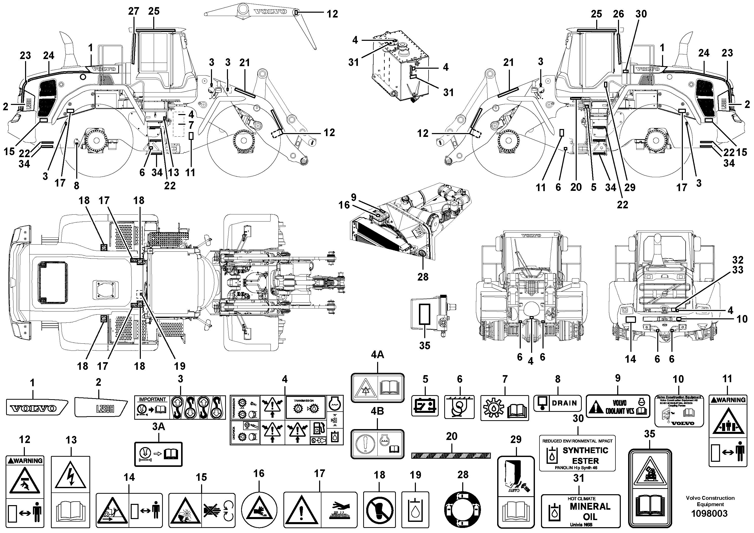 Cylinder Block VOE16855705 VOLVO