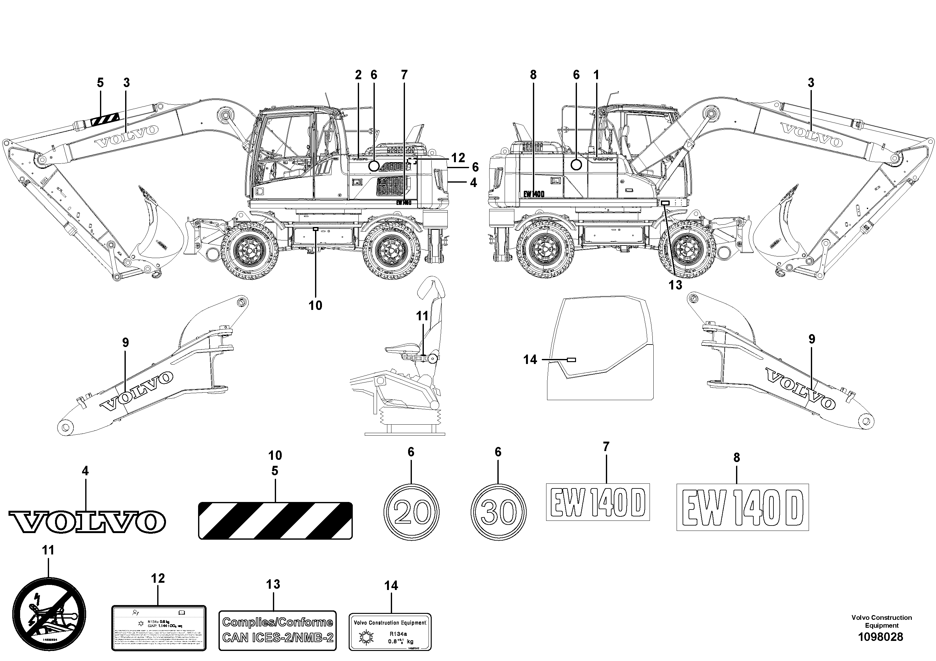 Cylinder Block VOE14628808 VOLVO