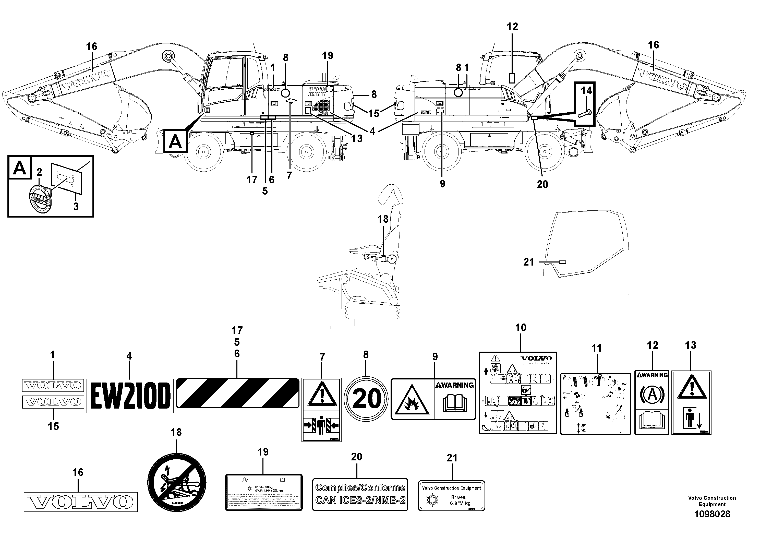 Cylinder Block VOE14628617 VOLVO
