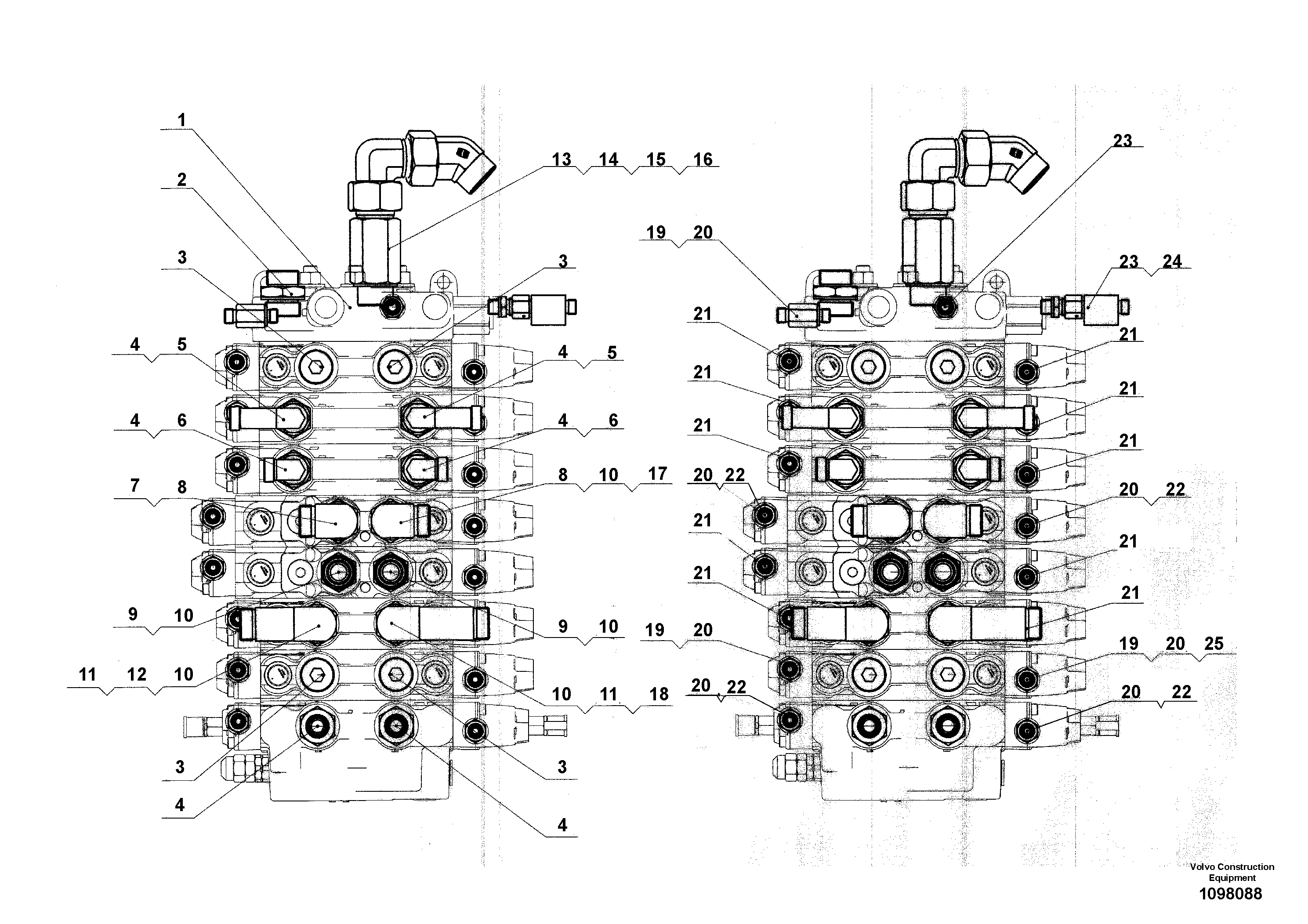 Valve Assembly, Stop VOE14734852 VOLVO