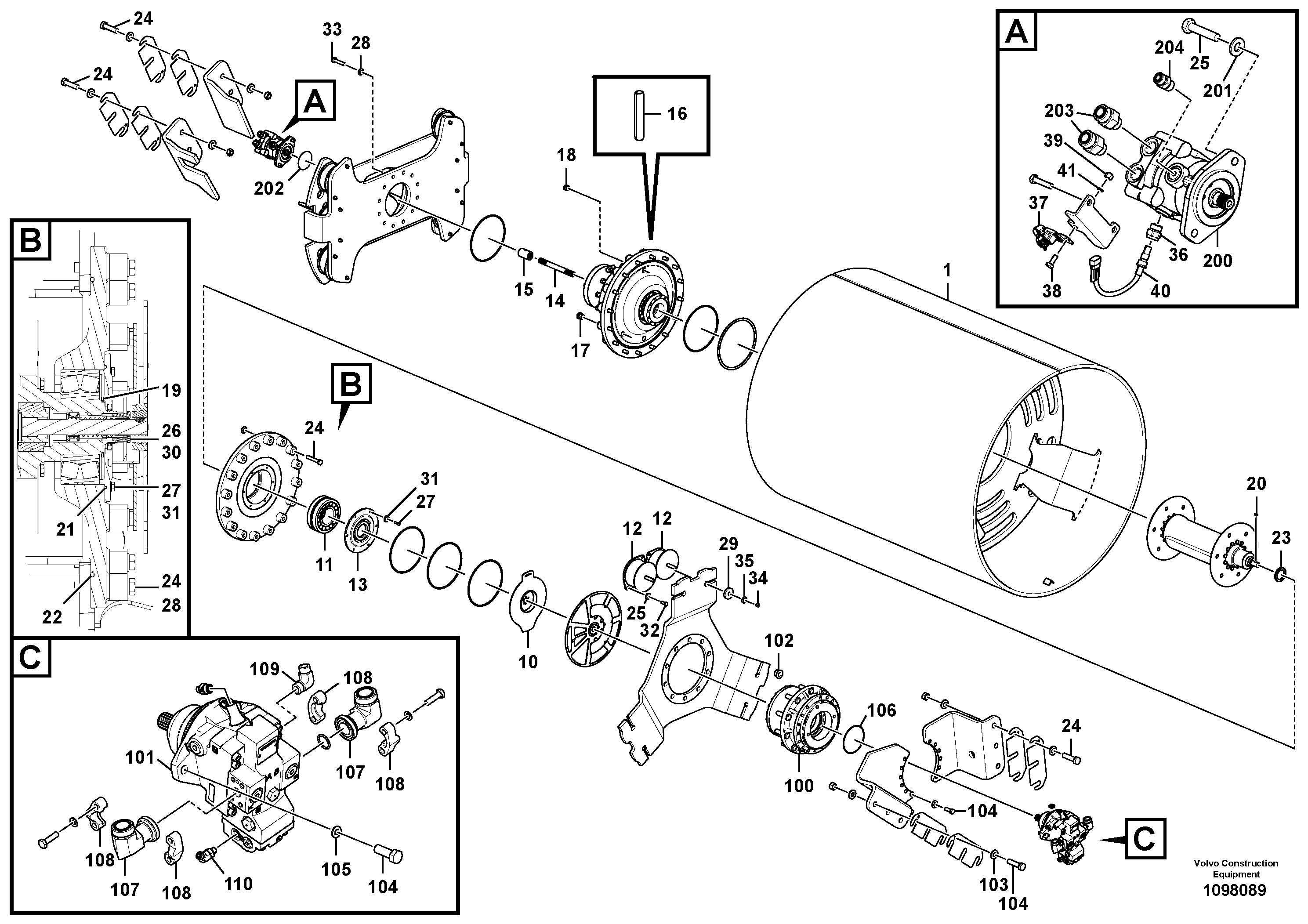 Opr Cylinder VOE12837386 VOLVO