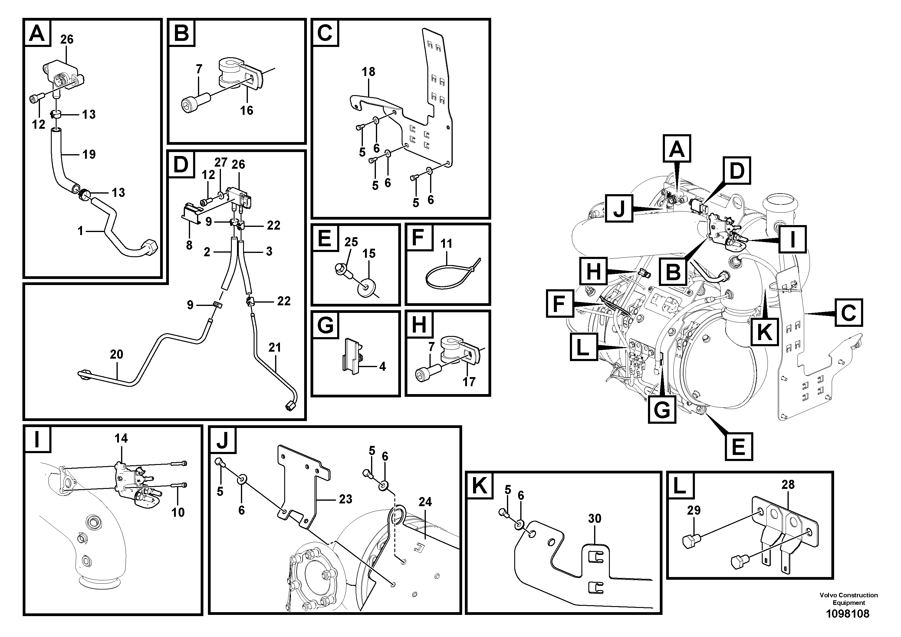 Seat frame VOE14736890 VOLVO