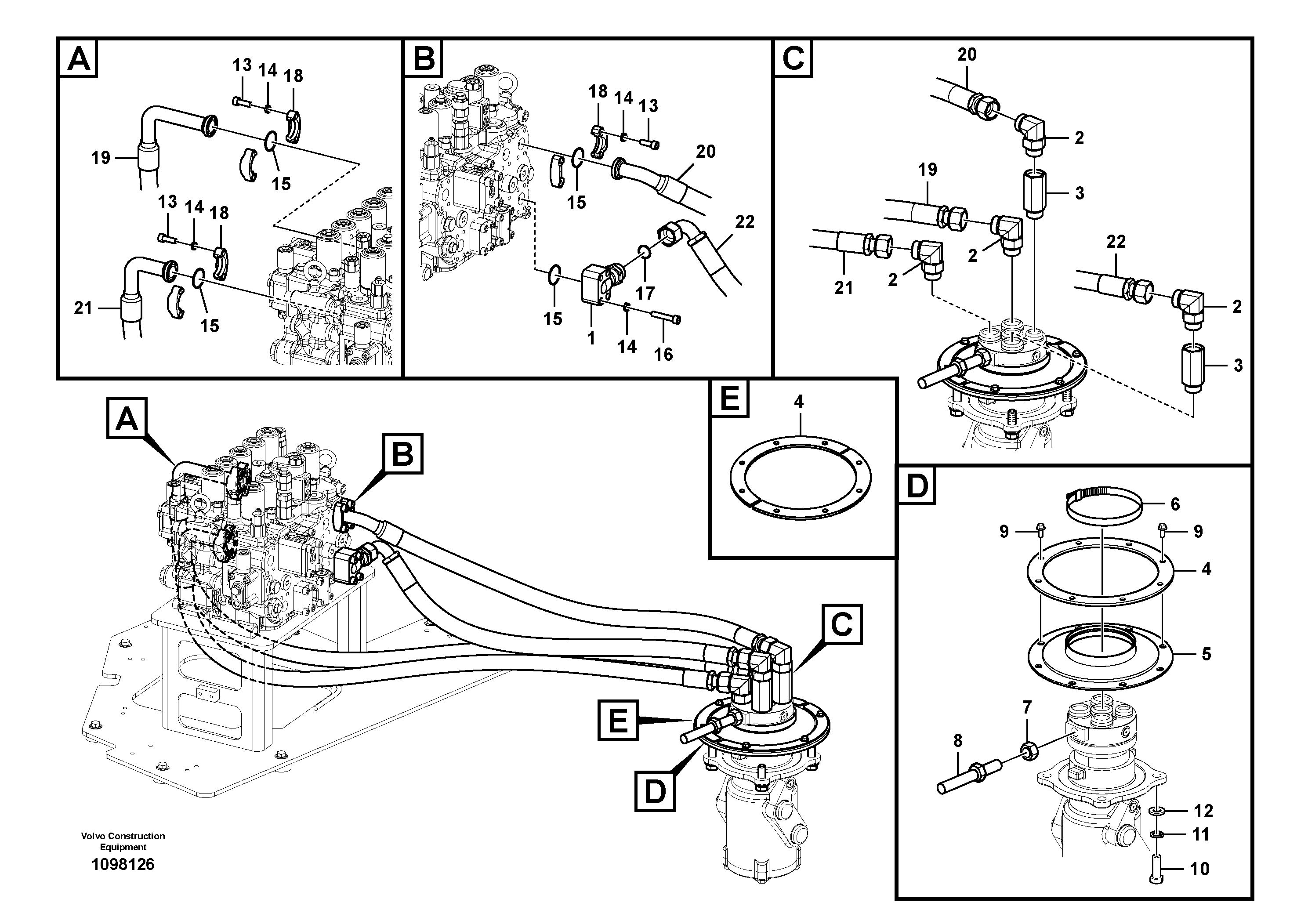 Timing gear casing VOE14713745 VOLVO