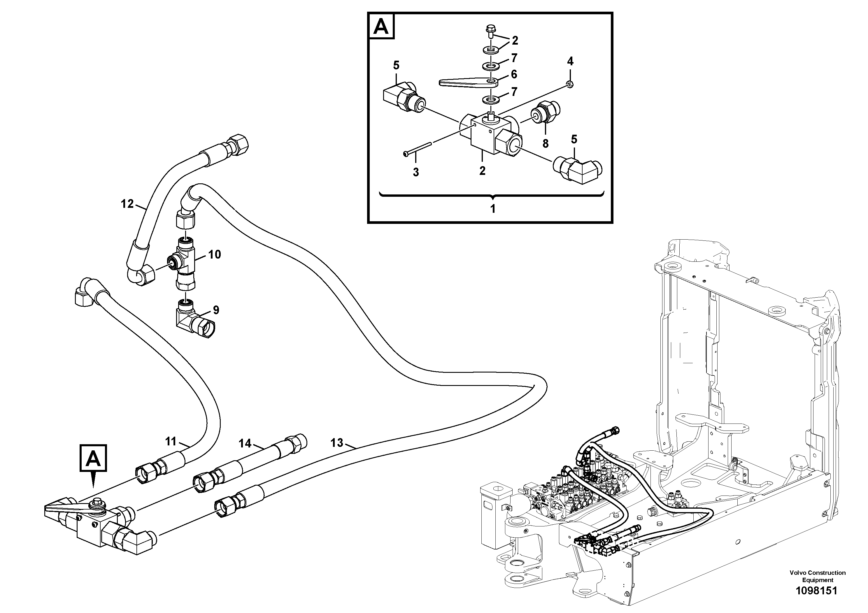 Hydraulic Valve VOE15708756 VOLVO