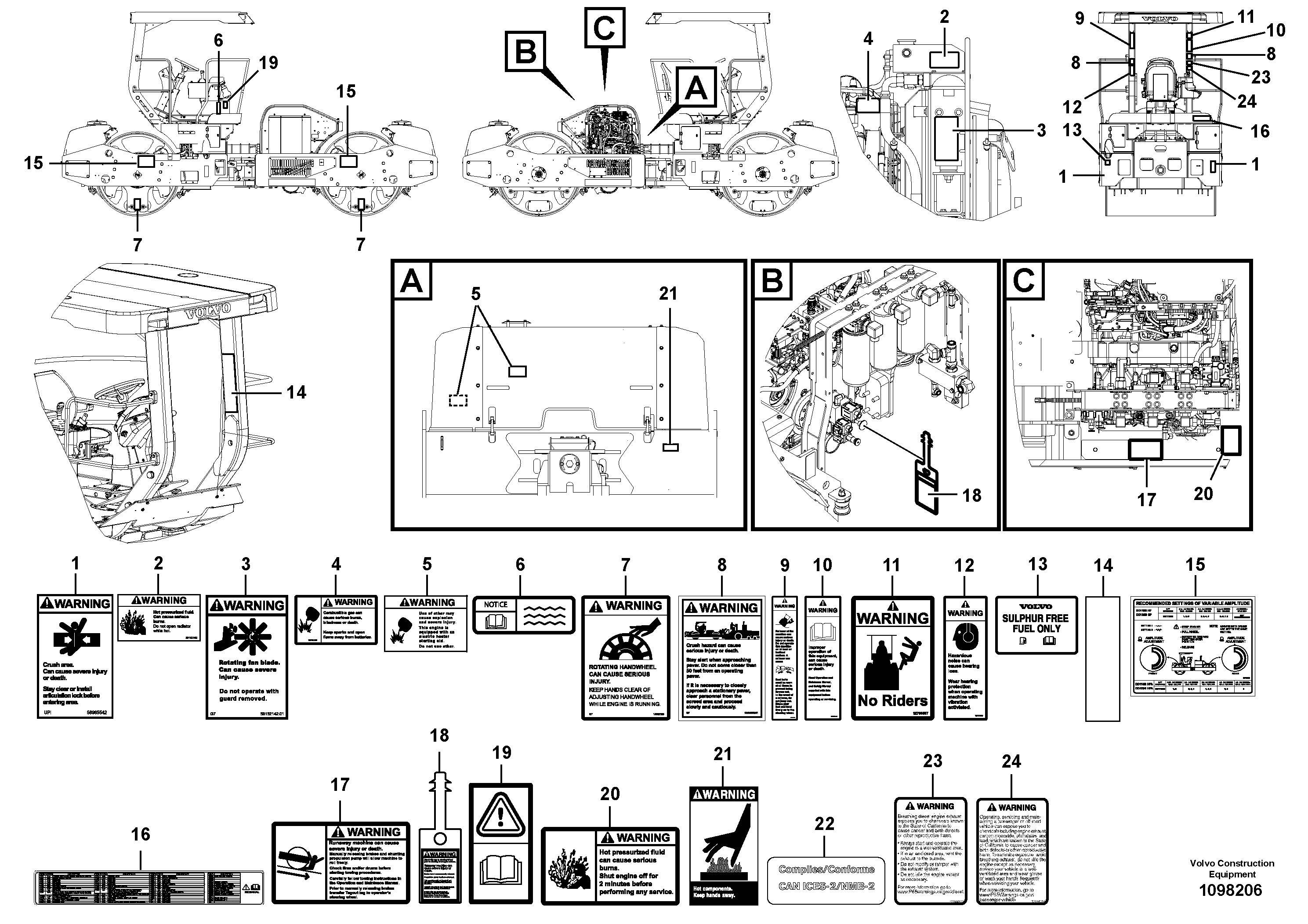 Cylinder Block VOE12840350 VOLVO