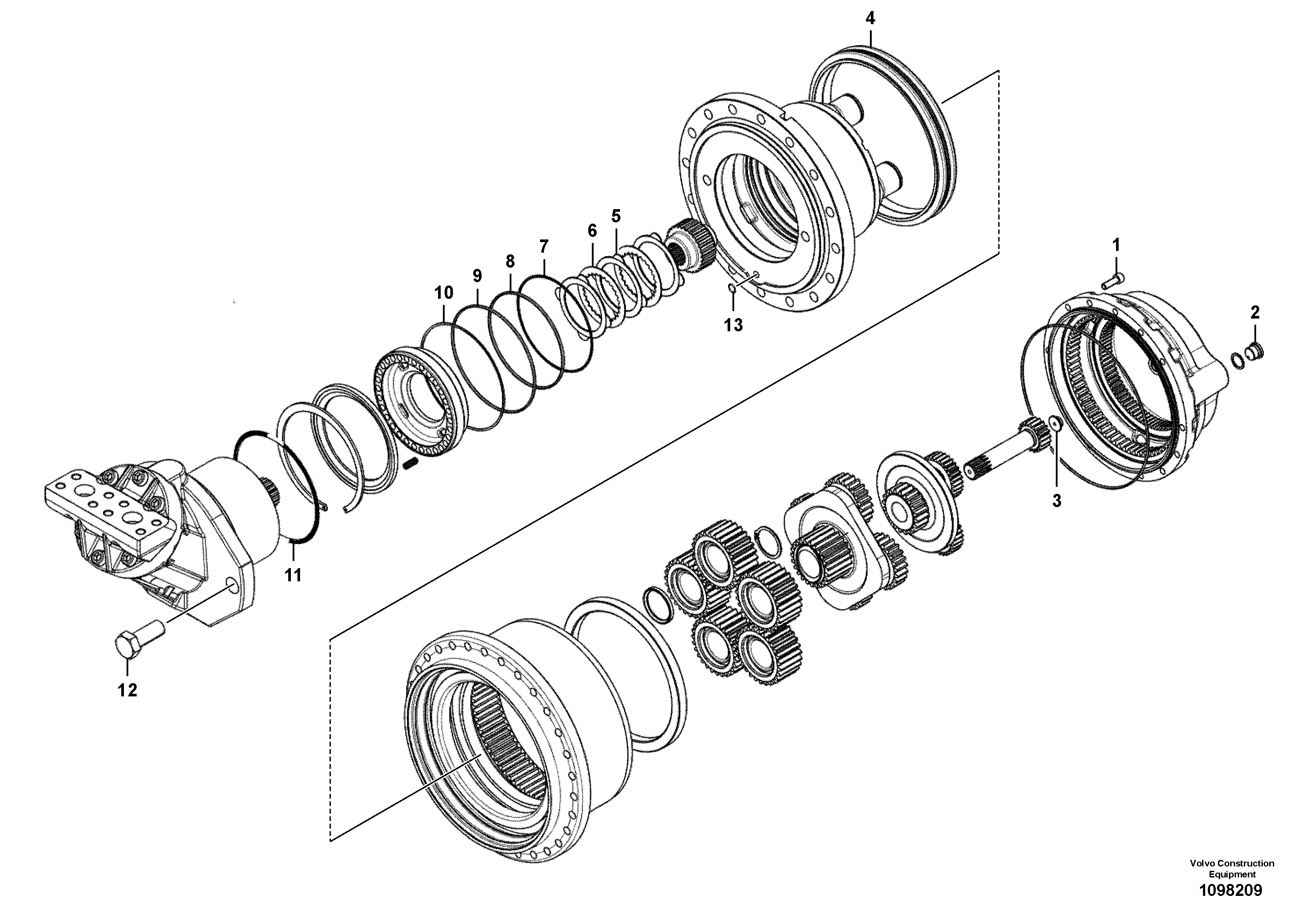 Protecting plate VOE17509184 VOLVO
