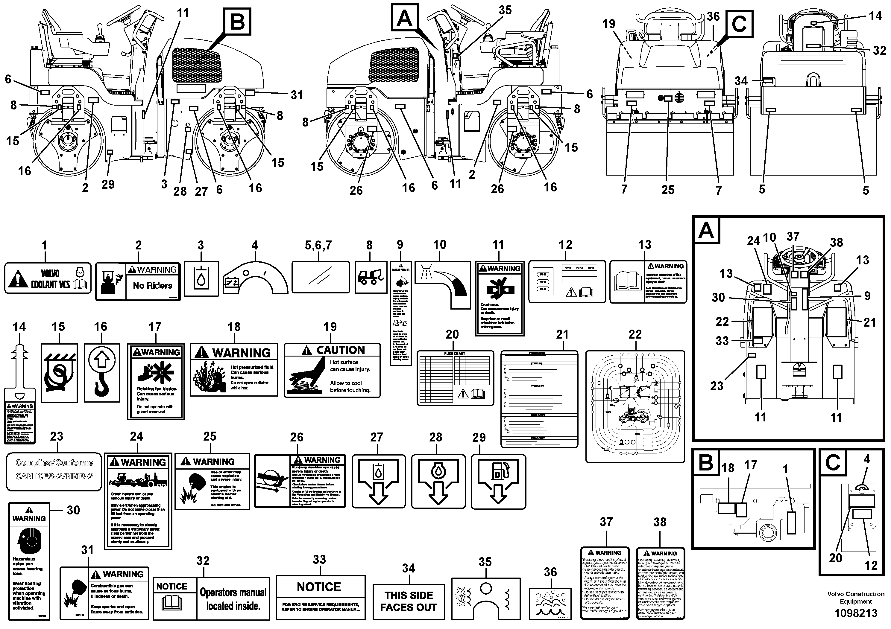 Cylinder Block VOE12840322 VOLVO