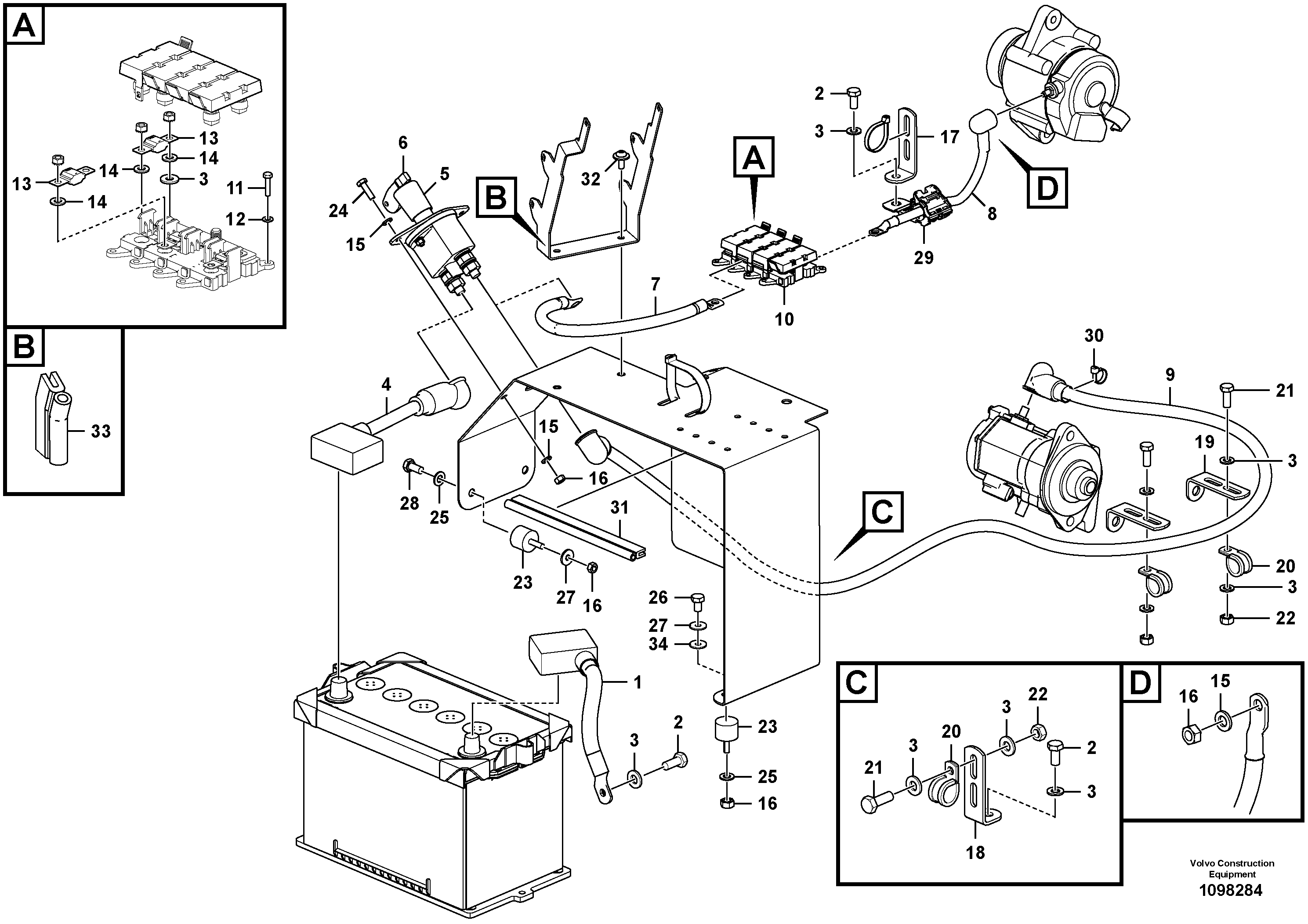 Radio Support VOE12835474 VOLVO