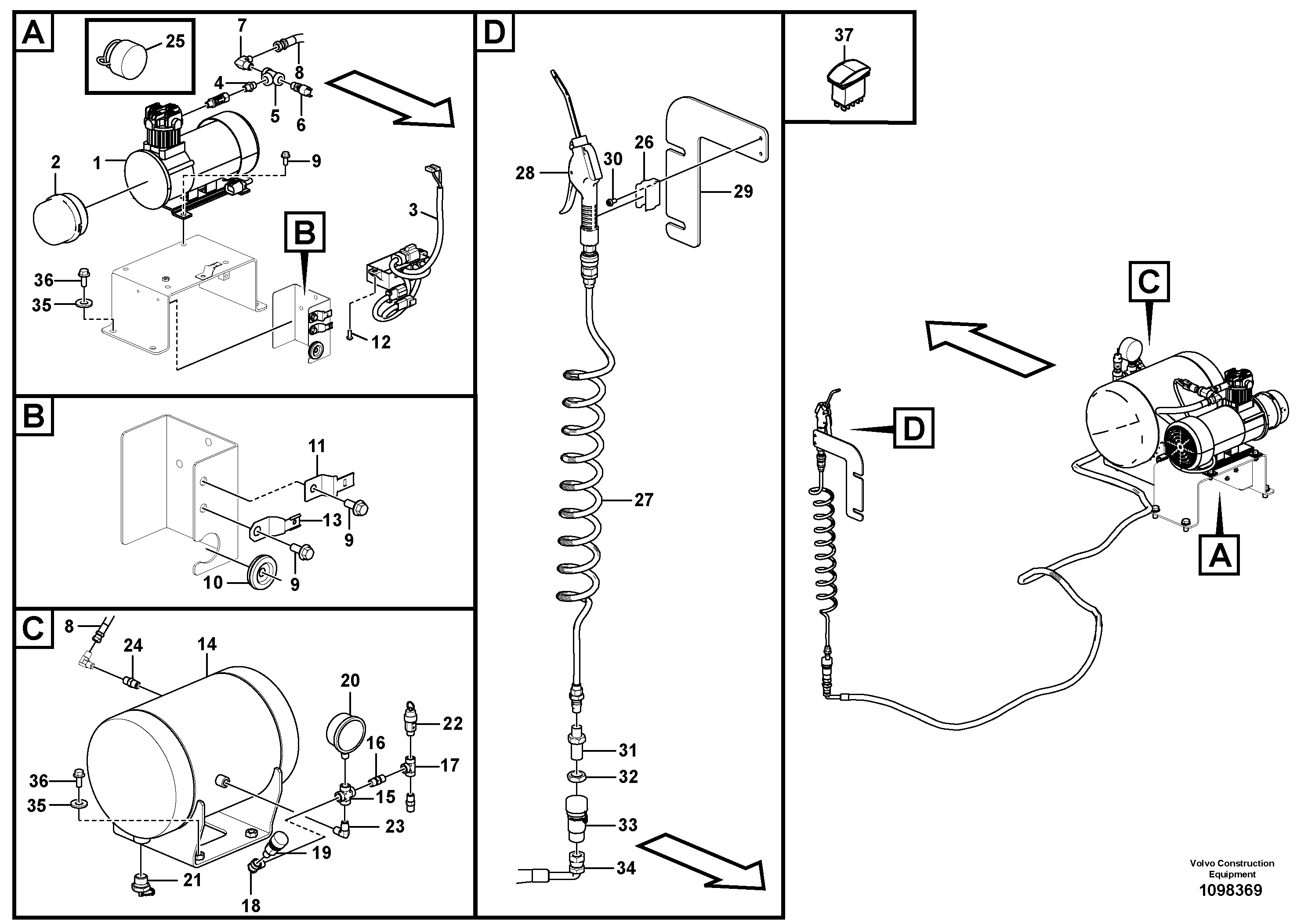 Sealing Collar VOE14722687 VOLVO