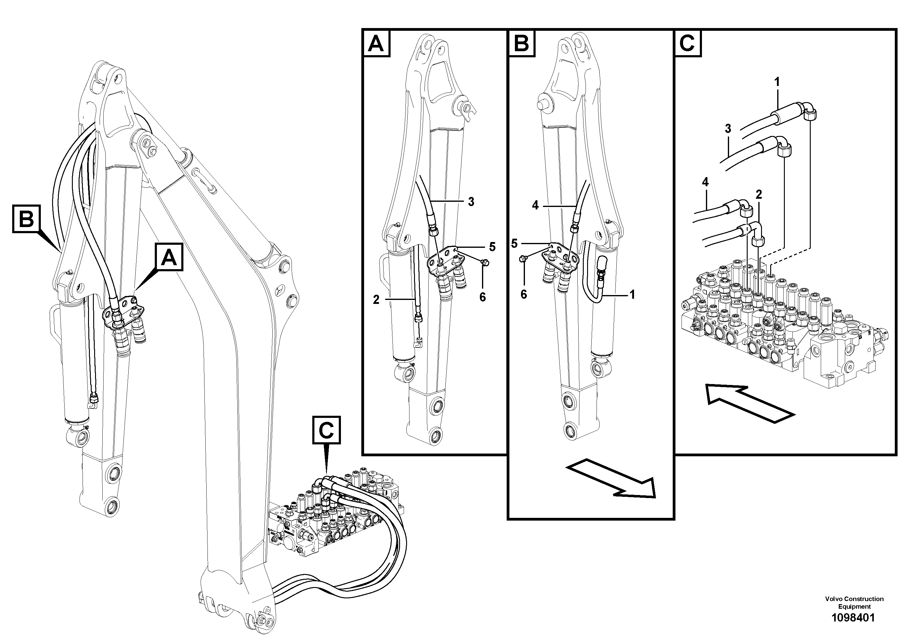 Timing gear casing VOE15801149 VOLVO
