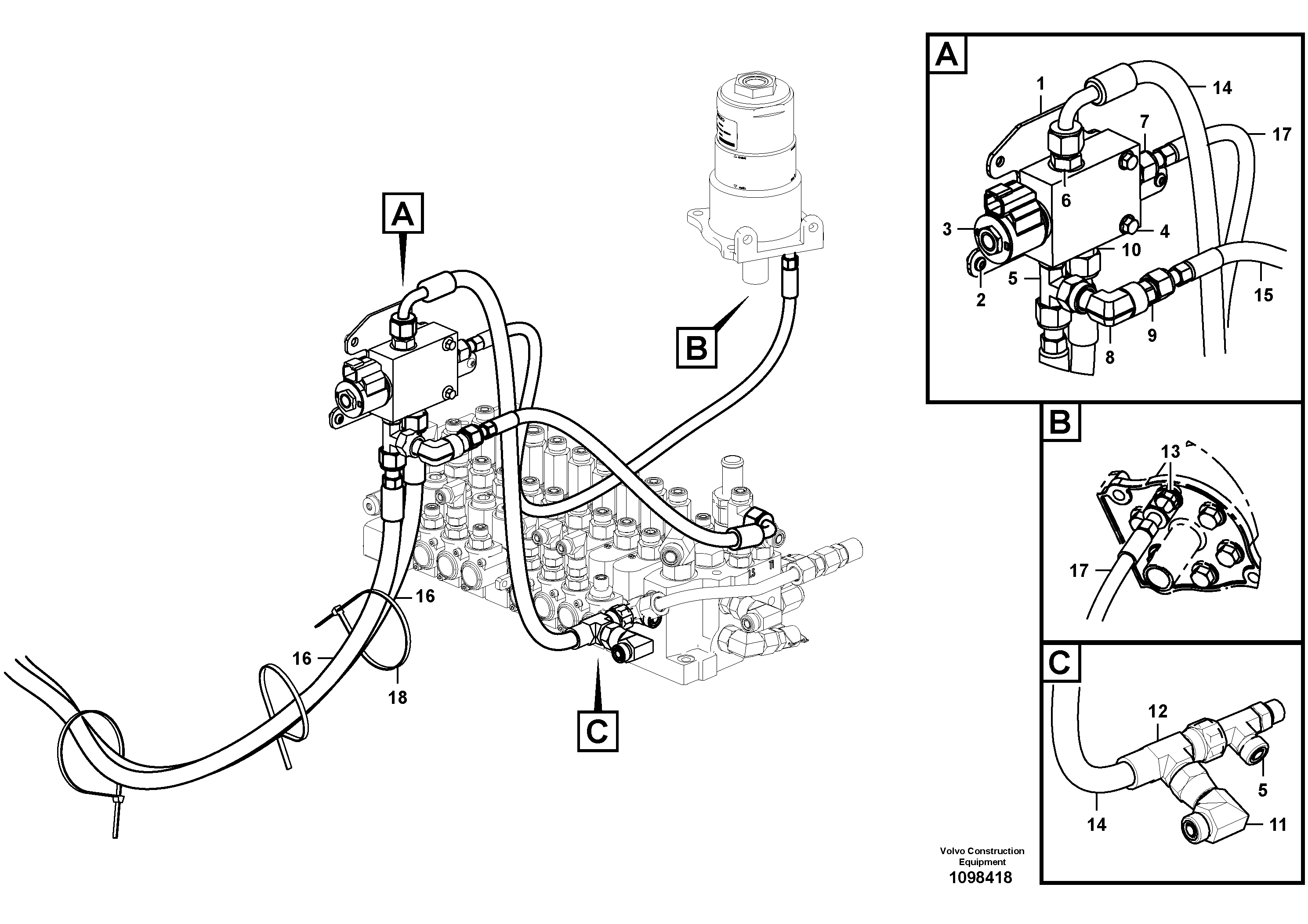Timing gear casing VOE15712088 VOLVO