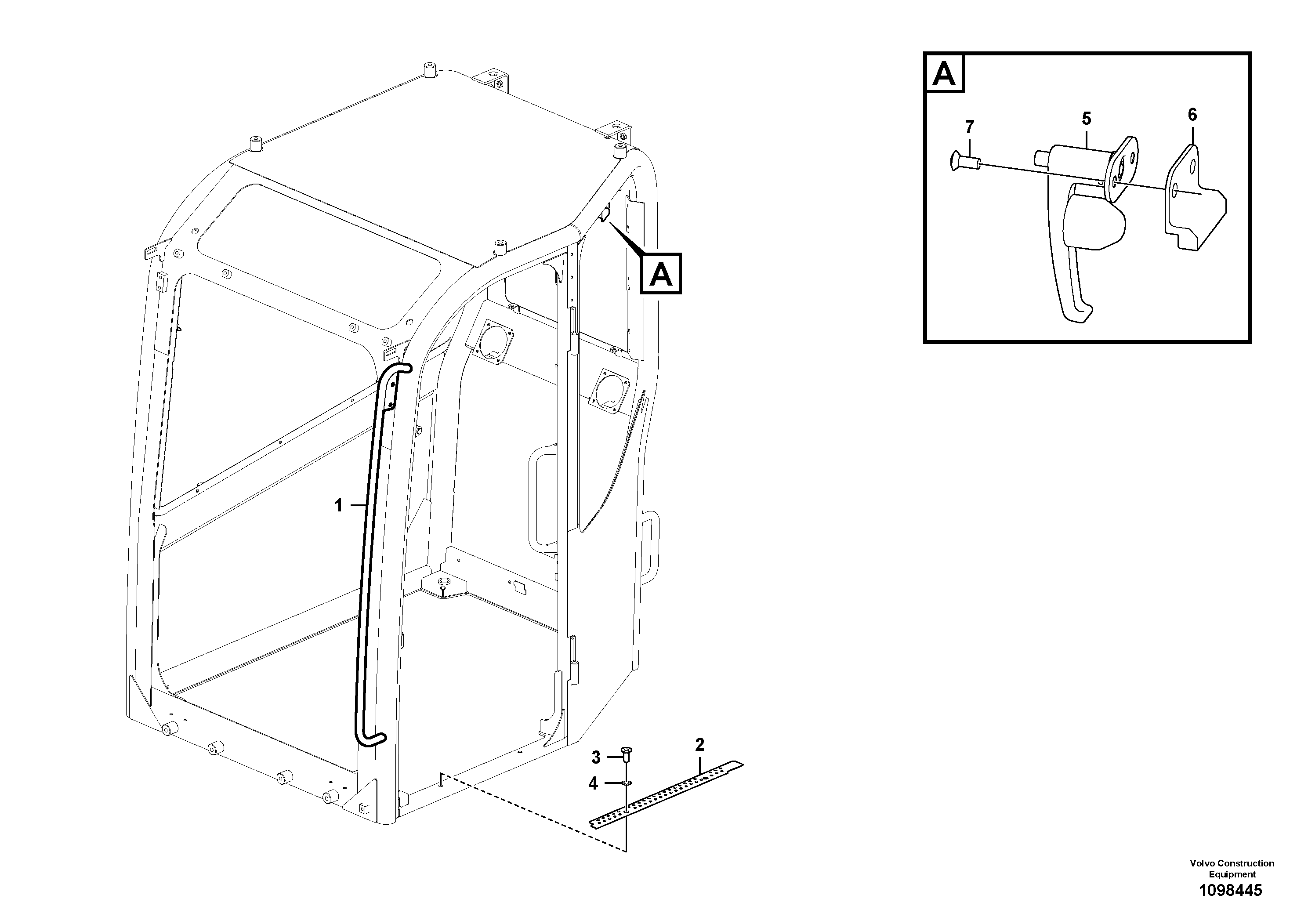 Sliding Strip VOE60113792 VOLVO
