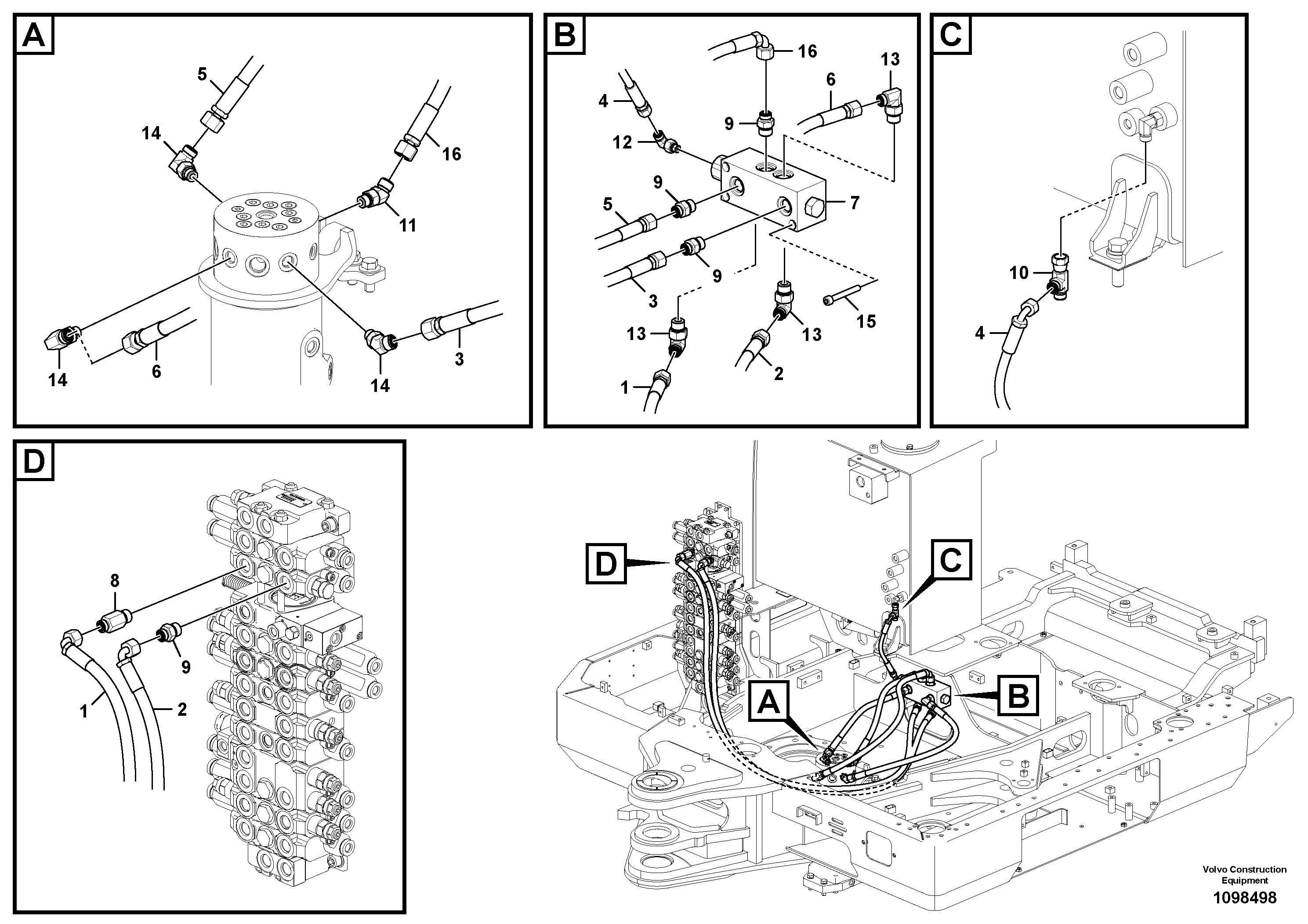 Timing gear casing VOE15800427 VOLVO