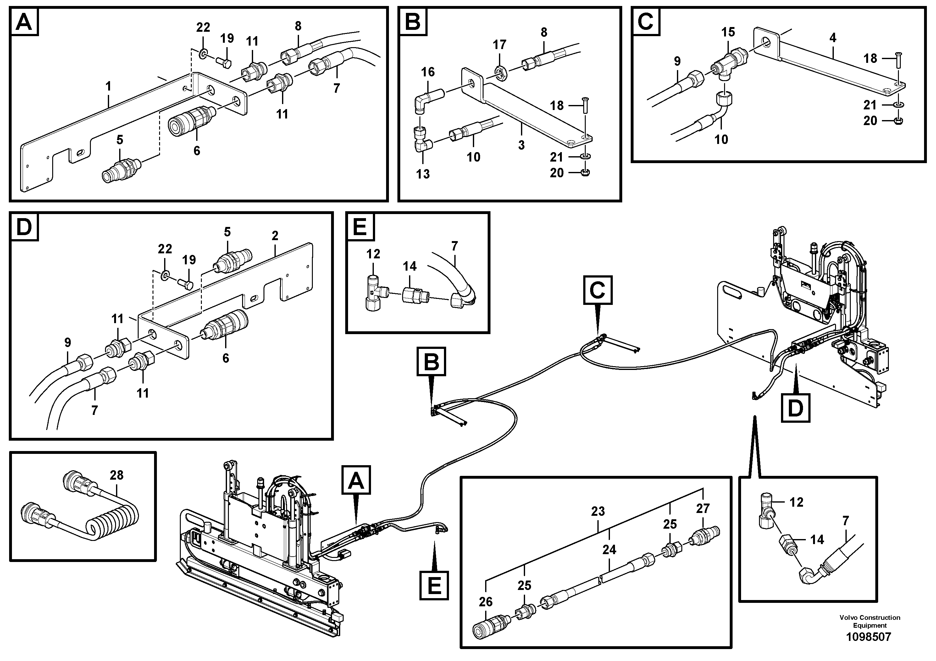 Hydr Outlet VOE12824687 VOLVO