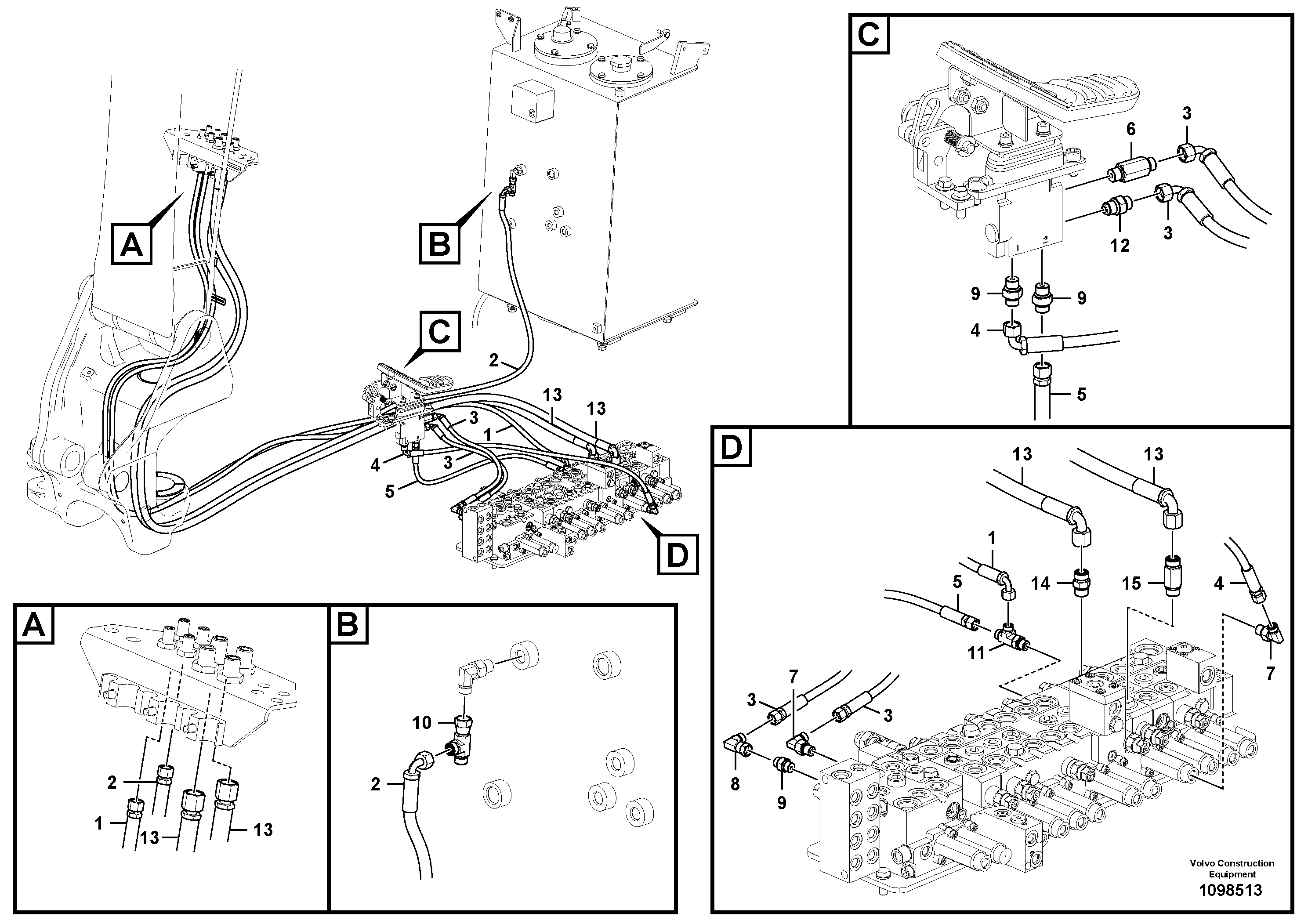 Timing gear casing VOE14736451 VOLVO