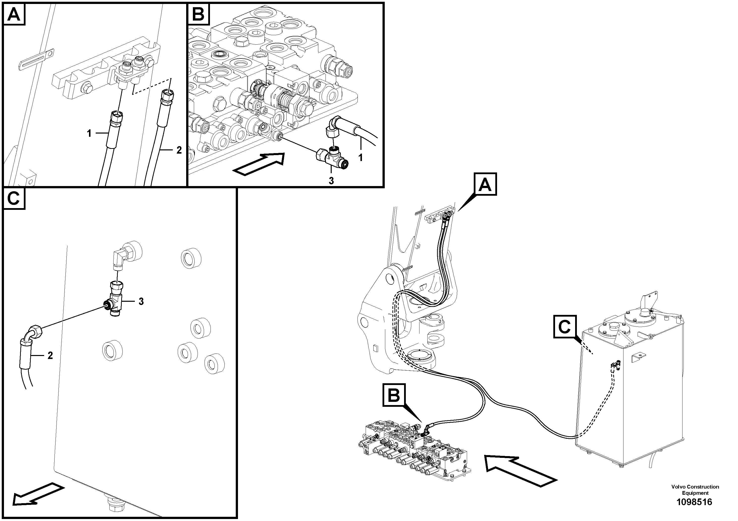 Timing gear casing VOE14736310 VOLVO