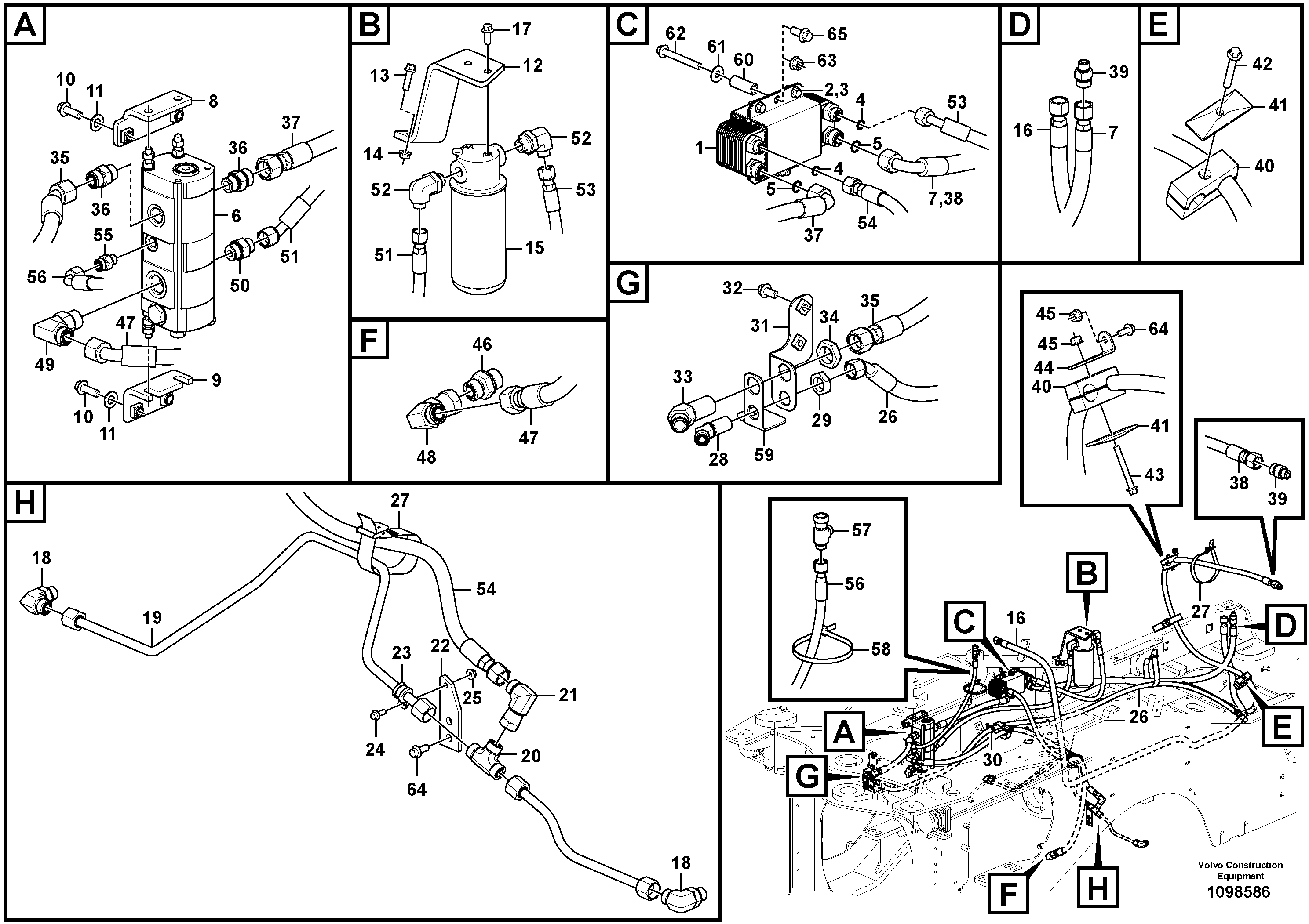 Seat frame VOE17506614 VOLVO