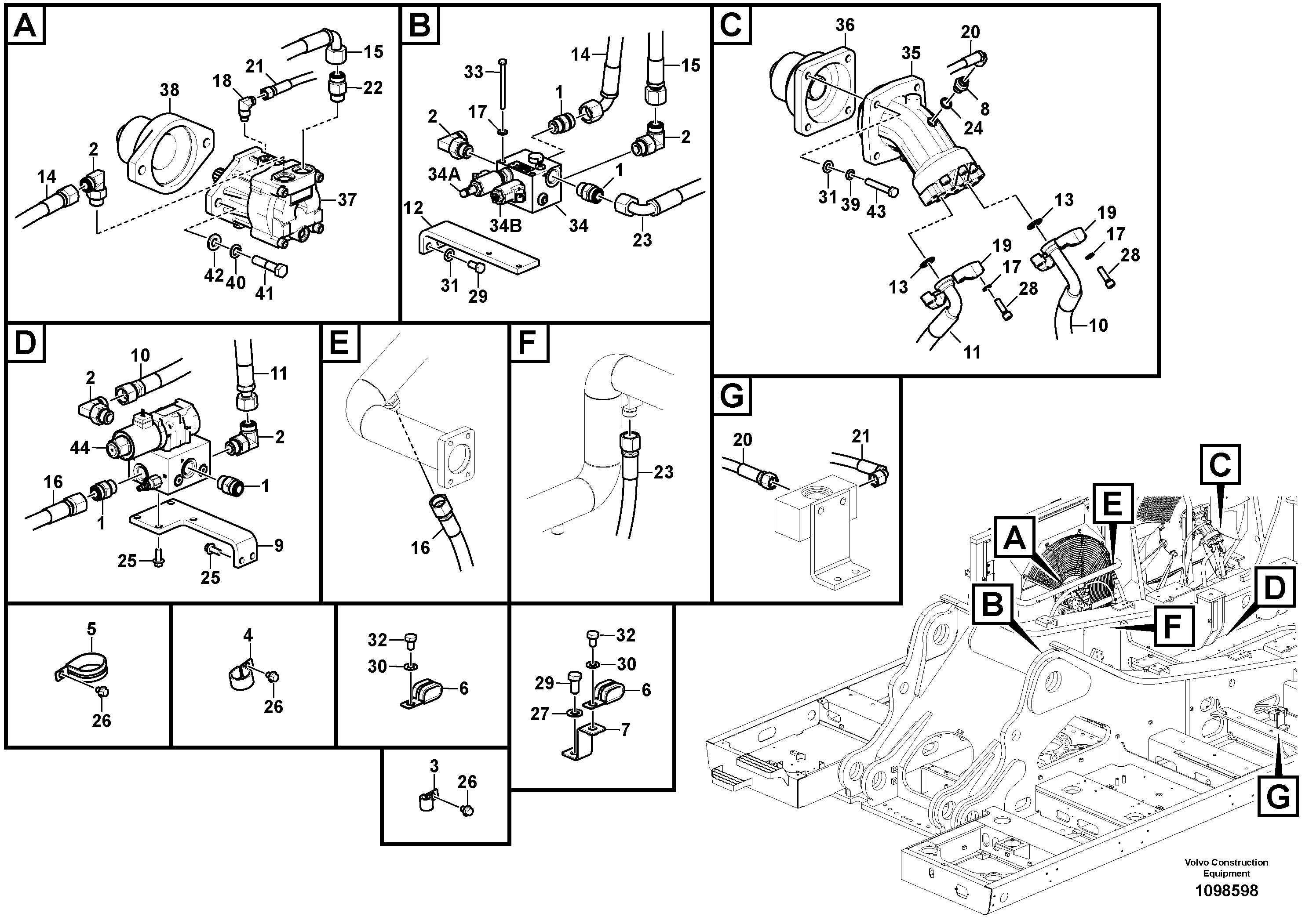 Timing gear casing VOE15090035 VOLVO
